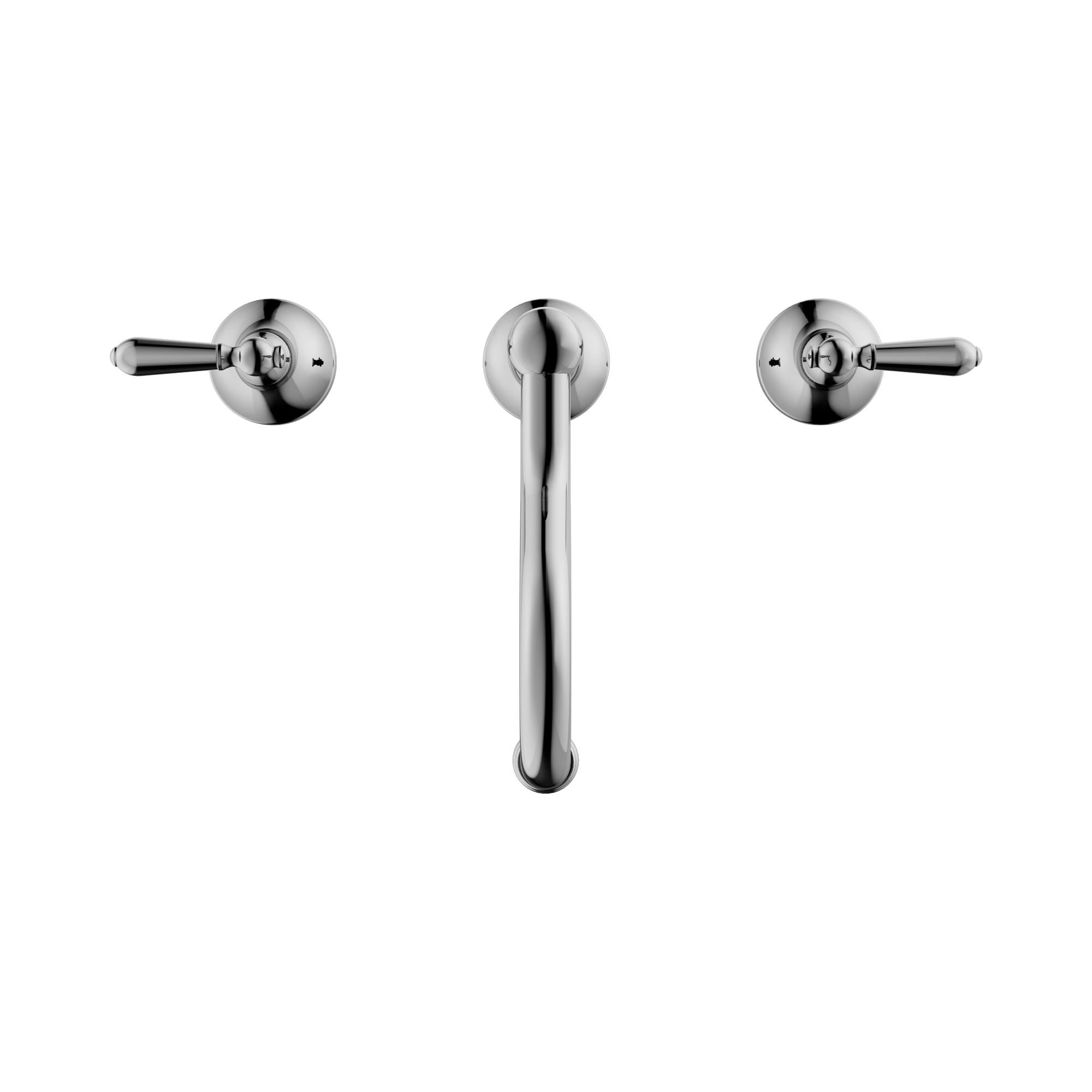 NR692102a02 CH York Basin Set With Metal Lever Chrome image 2