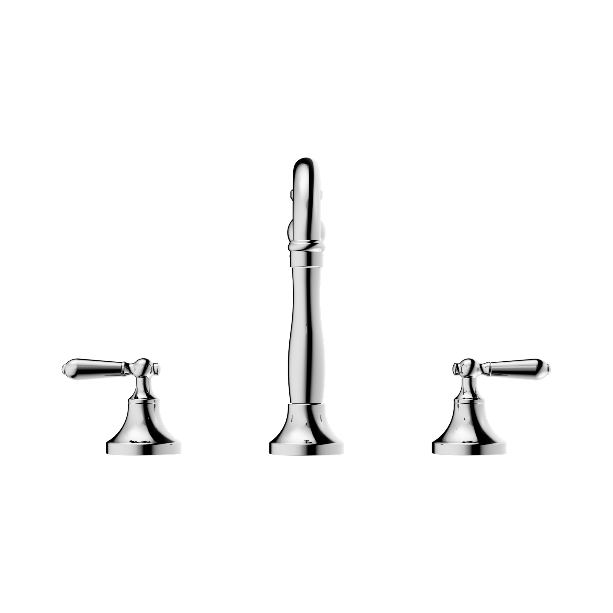 NR692102a02 CH York Basin Set With Metal Lever Chrome image 3