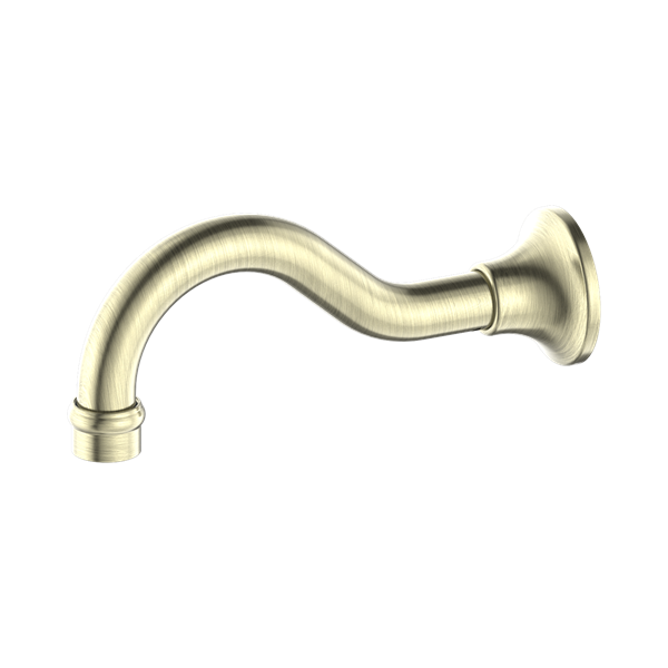 NR692103 AB York Basin Bath Spout Only Aged Brass Thumb