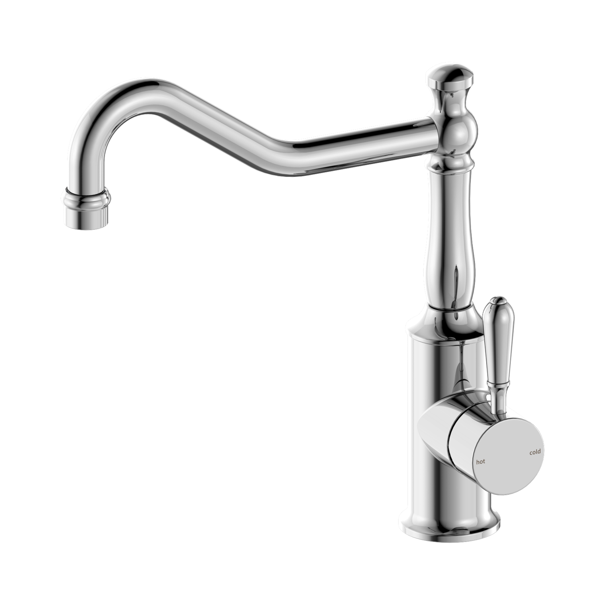 NR69210702 CH York Kitchen Mixer Hook Spout With Metal Lever Chrome image 1