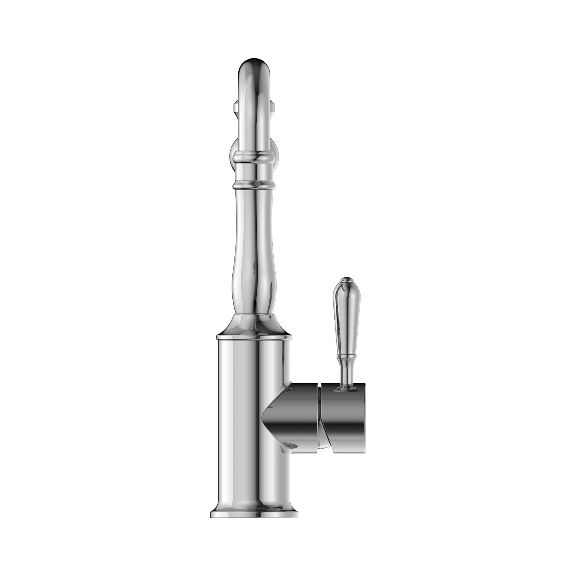 NR69210702 CH York Kitchen Mixer Hook Spout With Metal Lever Chrome image 2