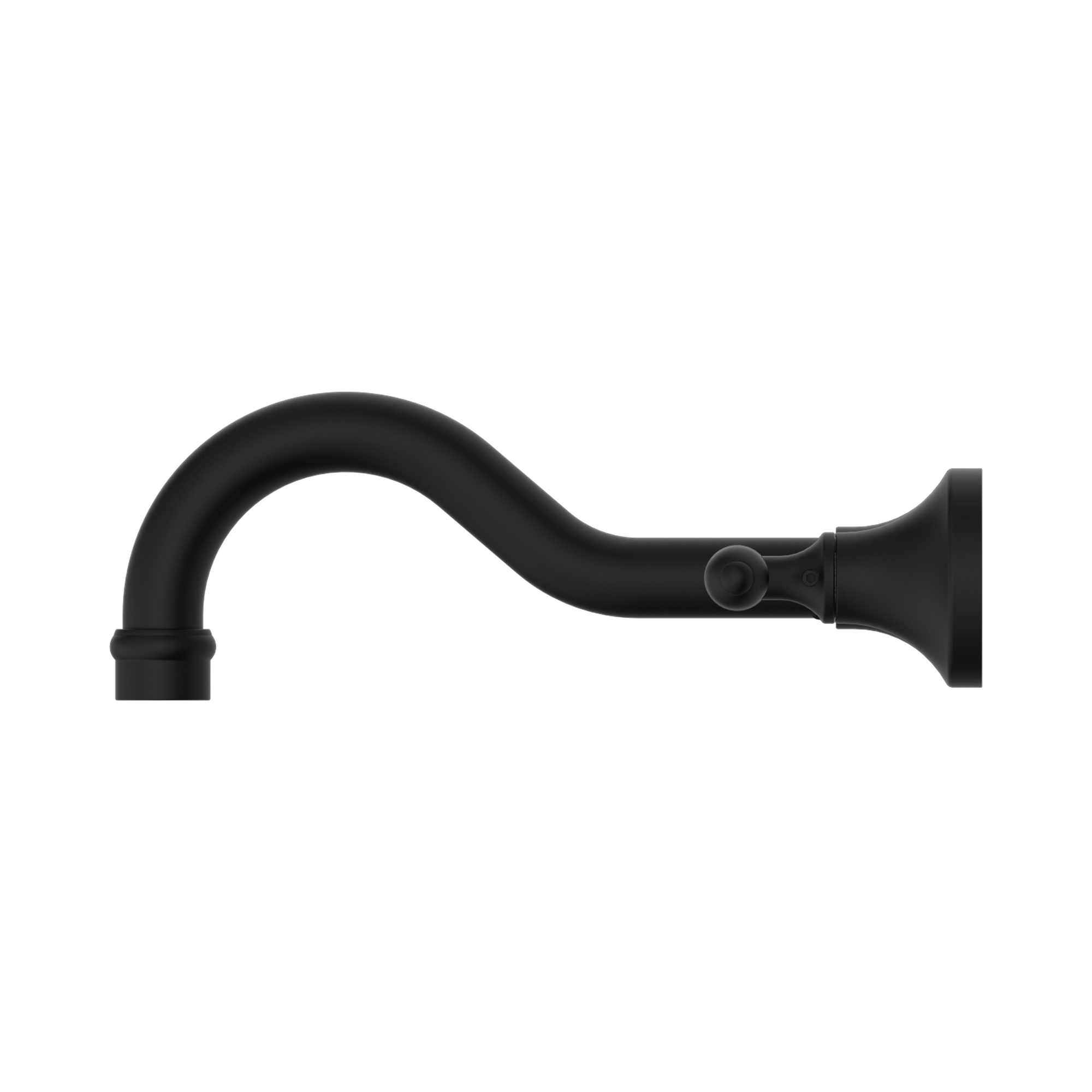 NR692107a02 MB York Wall Basin Set With Metal Lever Matte Black image 3