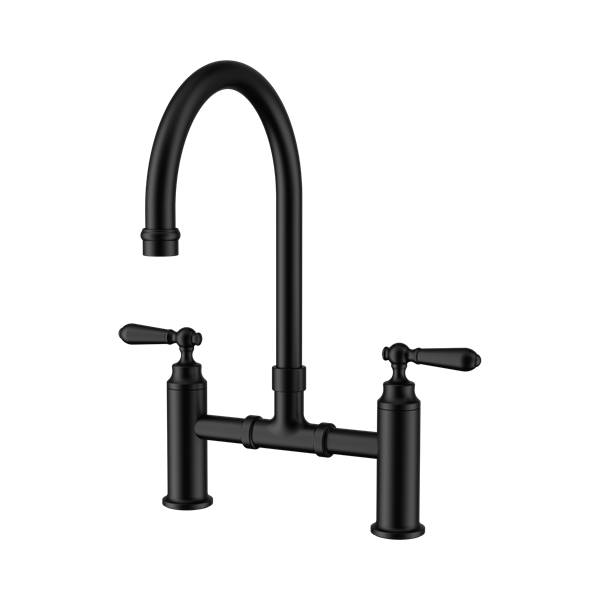 NR692107b MB York Bridge Kitchen Set Matte Black Thumb