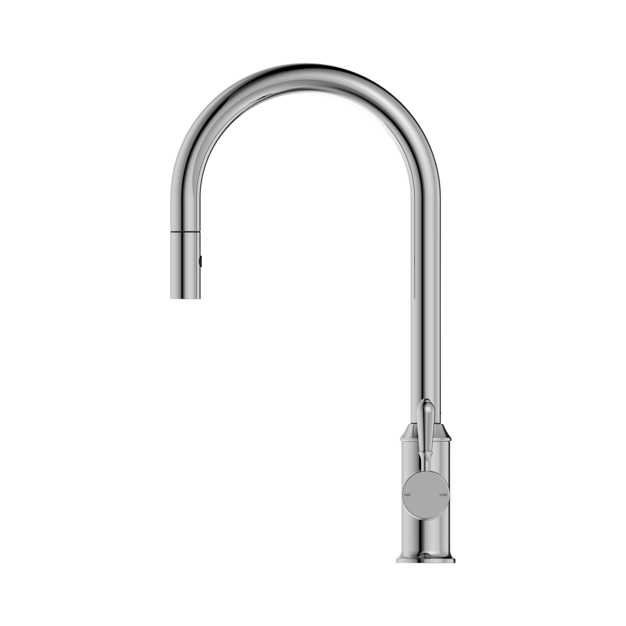 NR69210802 CH York Pull Out Sink Mixer With Vegie Spray Function With Metal Lever Chrome image 3