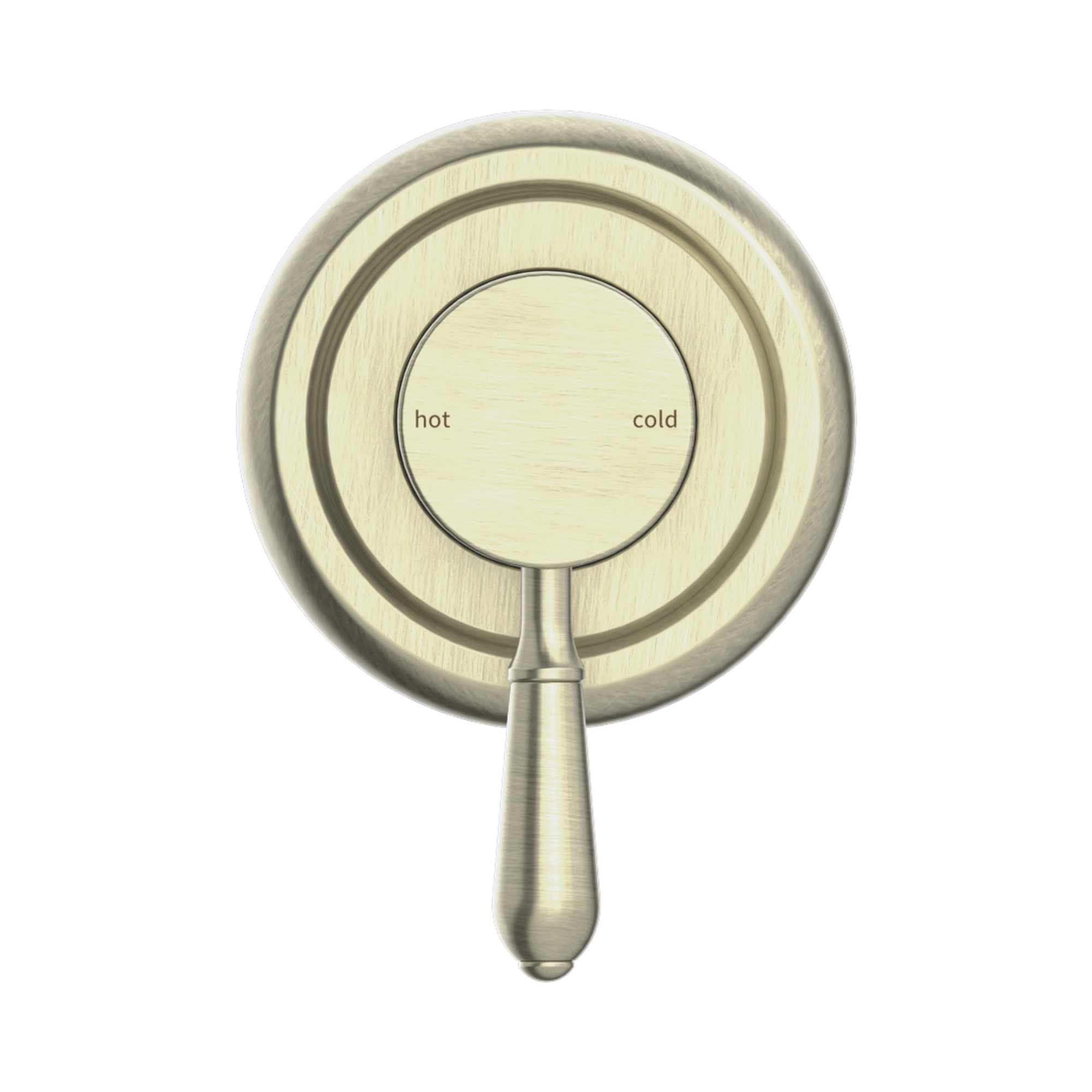 NR69210902 AB York Shower Mixer With Metal Lever Aged Brass image 2