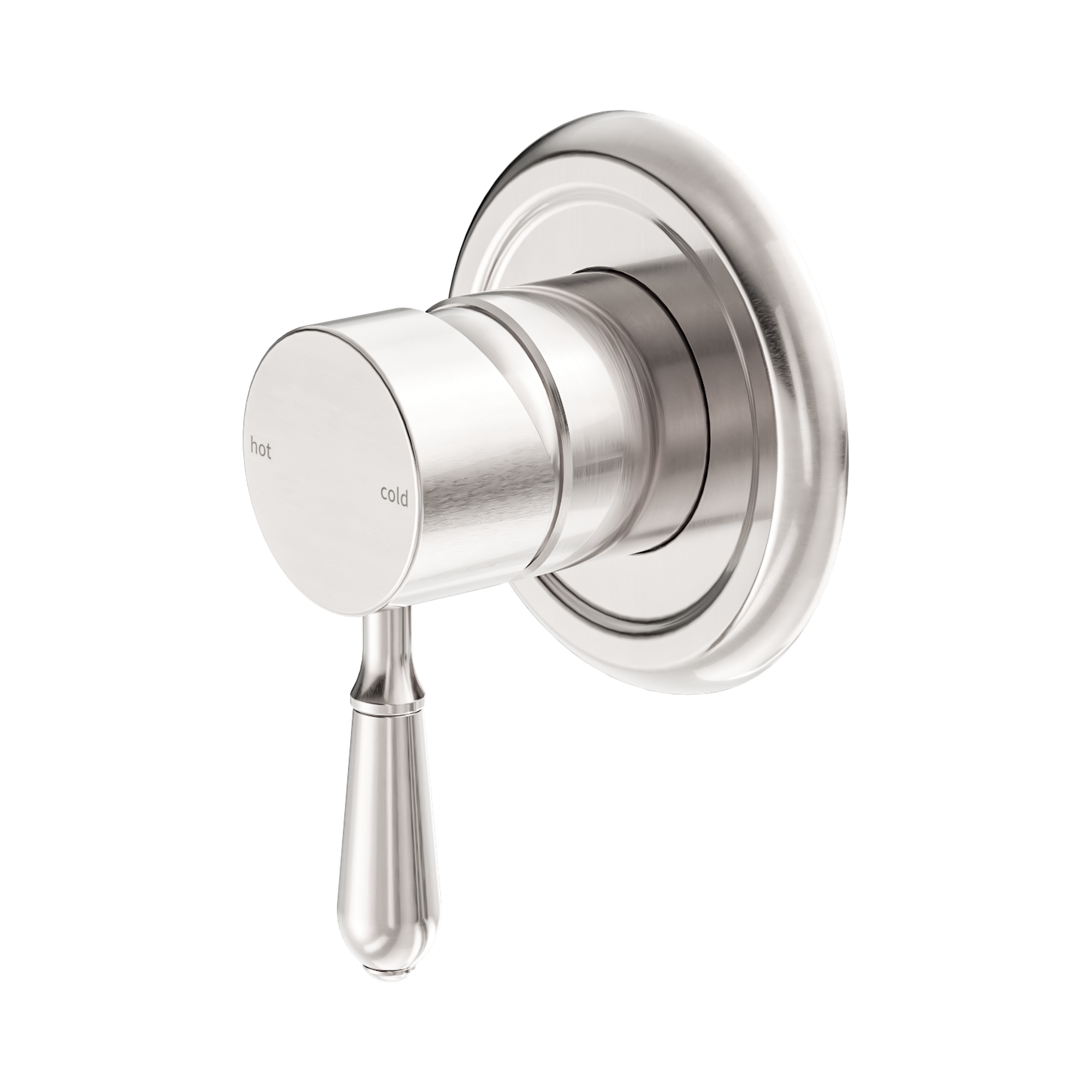 NR69210902 BN York Shower Mixer With Metal Lever Brushed Nickel image 1