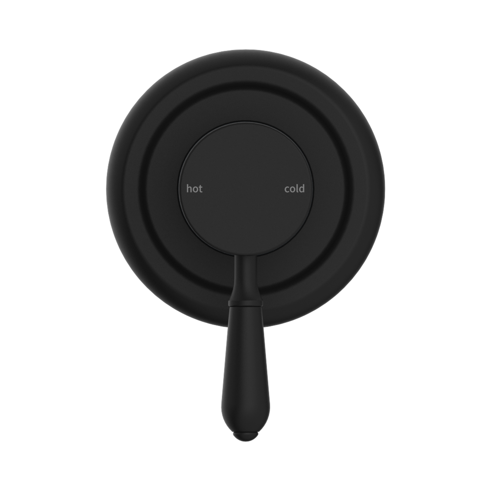 NR69210902 MB York Shower Mixer With Metal Lever Matte Black image 2