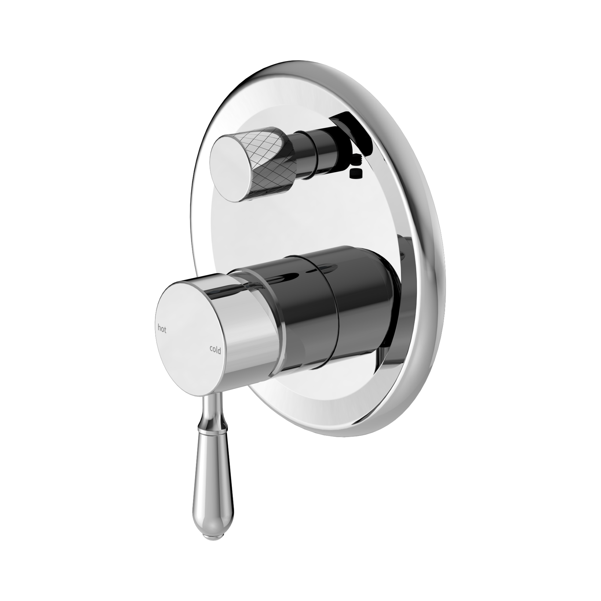 NR692109a02 CH York Shower Mixer With Divertor With Metal Lever Chrome image 1