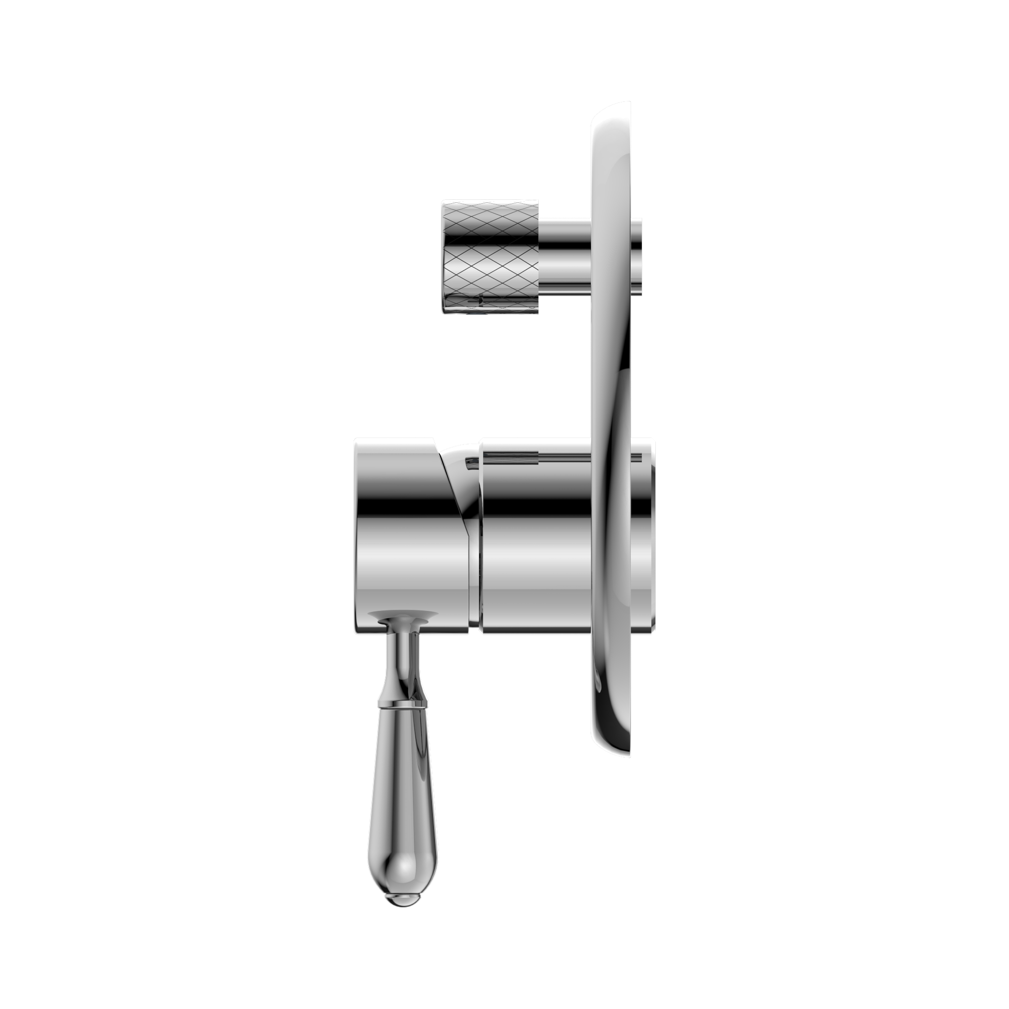 NR692109a02 CH York Shower Mixer With Divertor With Metal Lever Chrome image 3
