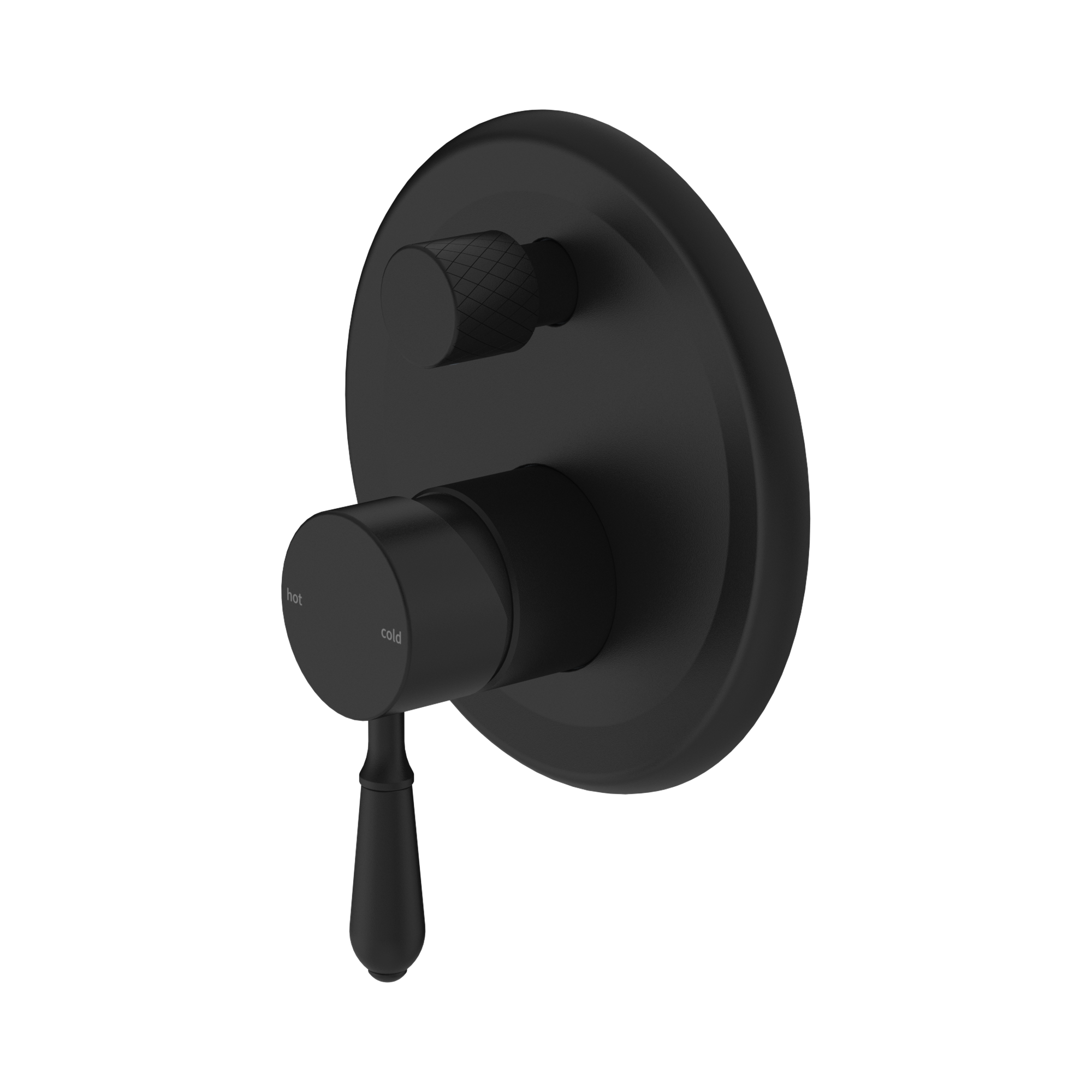 NR692109a02 MB York Shower Mixer With Divertor With Metal Lever Matte Black image 1