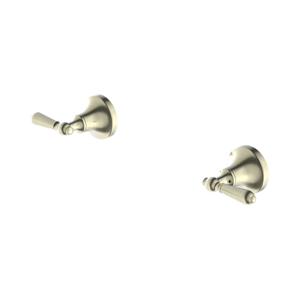 NR692109b02 AB York Wall Top Assemblies With Metal Lever Aged Brass Thumb