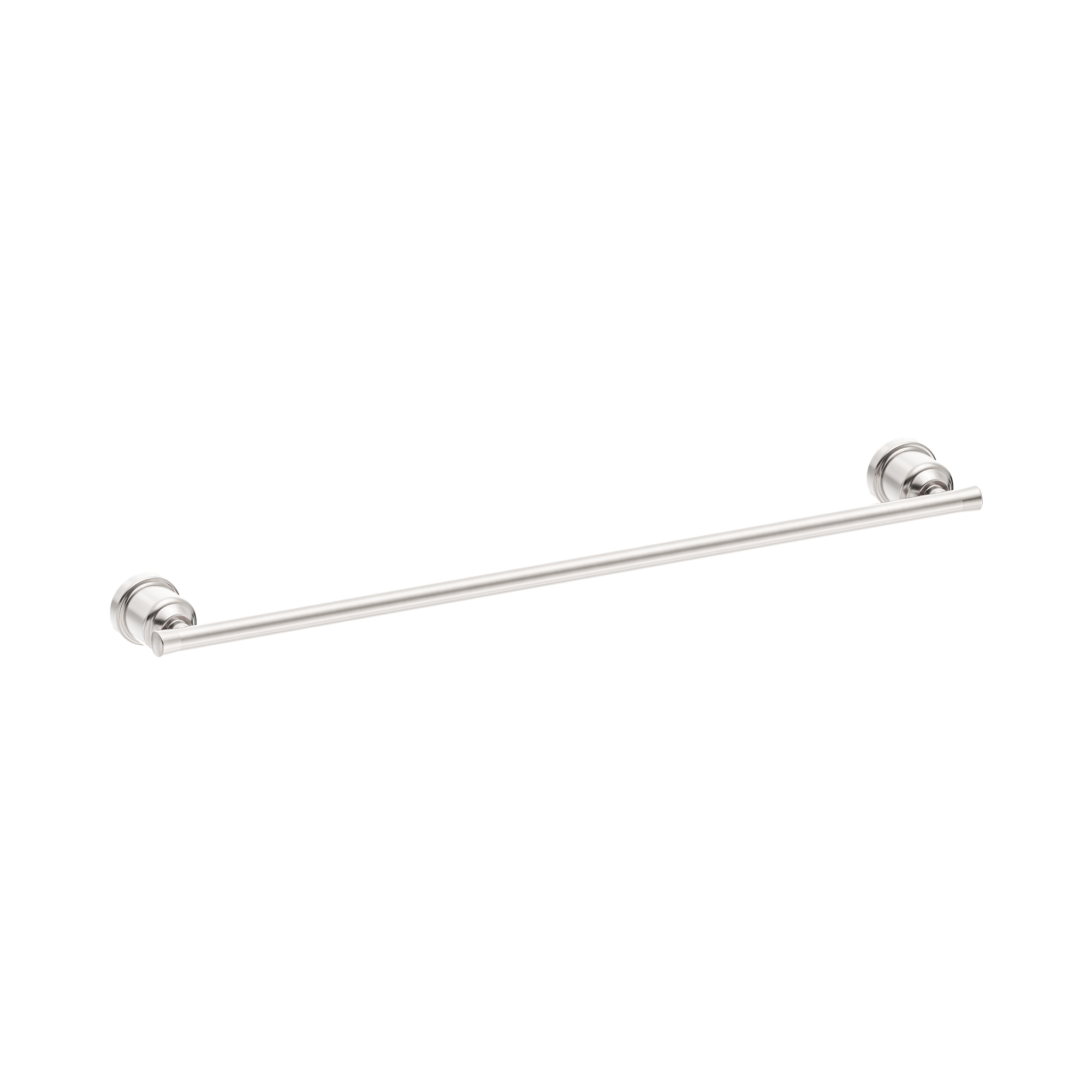 NR6924 BN York Single Towel Rail 600mm Brushed Nickel image 1