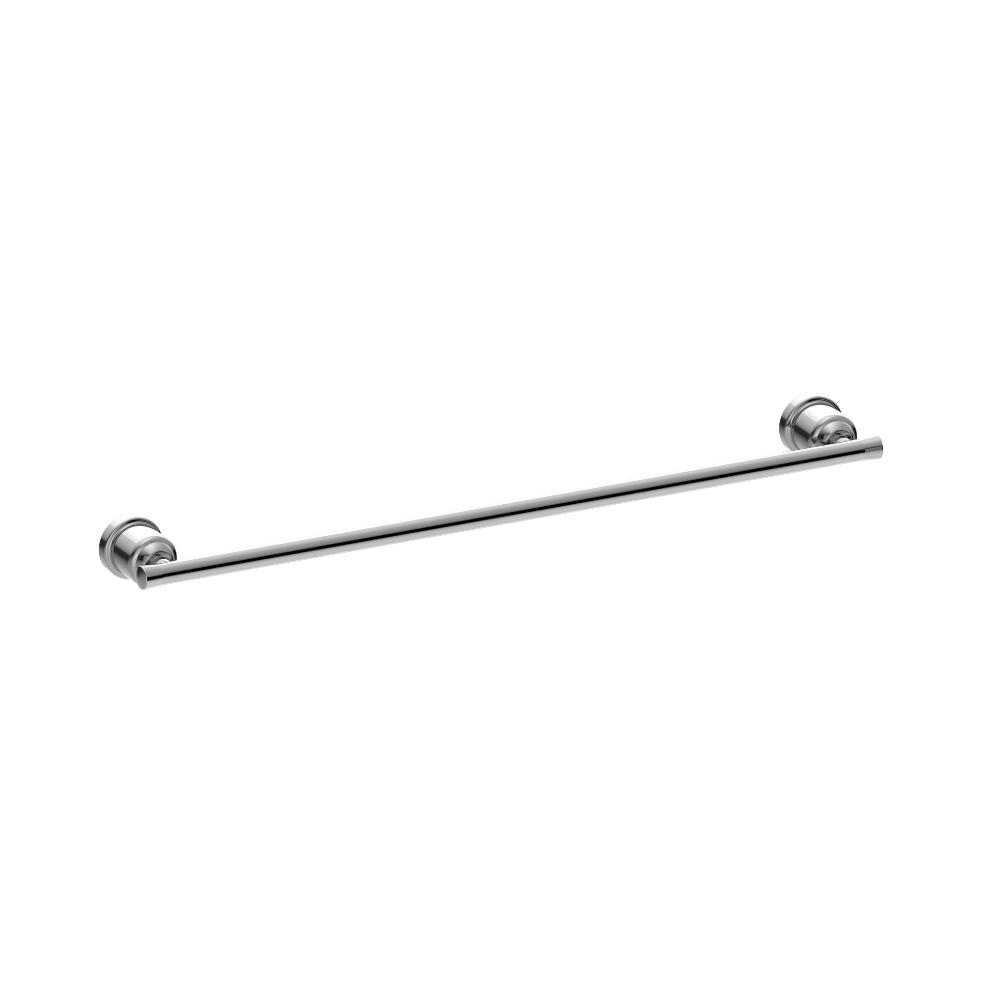 NR6924 CH York Single Towel Rail 600mm Chrome image 1