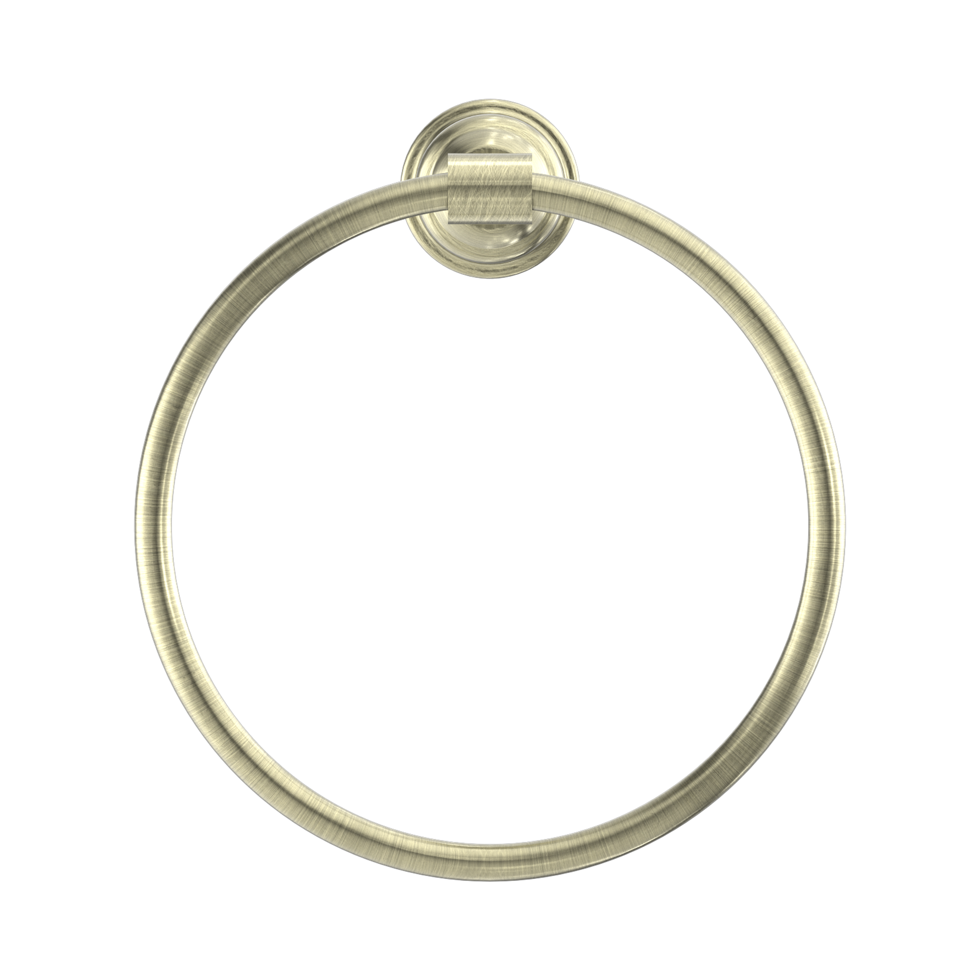 NR6980 AB York Towel Ring Aged Brass image 2