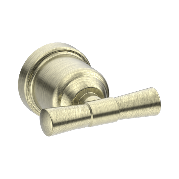 NR6982 AB York Robe Hook Aged Brass Thumb