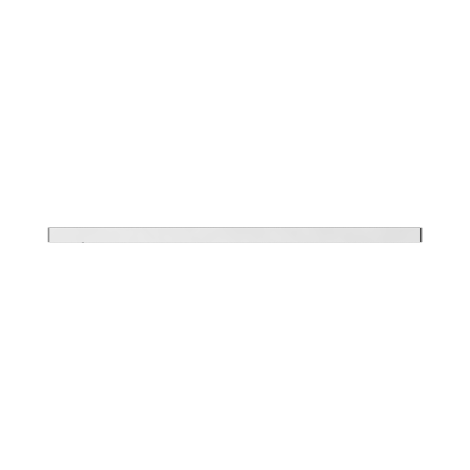 NR8024 CH Pearl Single Towel Rail 600mm Chrome image 2