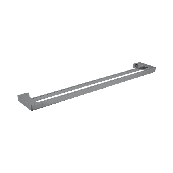 NR8030d GM Pearl Double Towel Rail 800mm Gun Metal Thumb