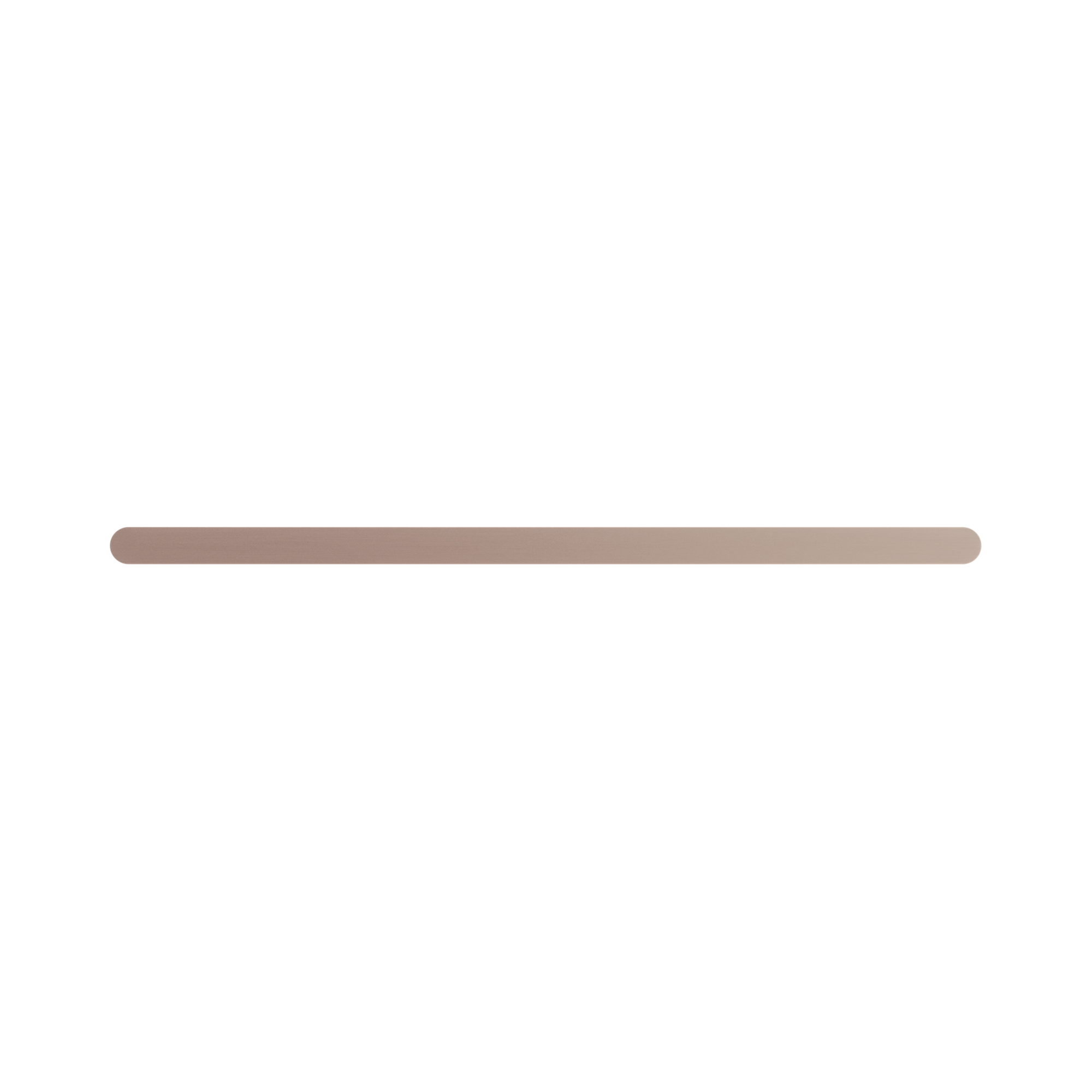 NR9024d BZ Bianca Double Towel Rail 600mm Brushed Bronze image 3