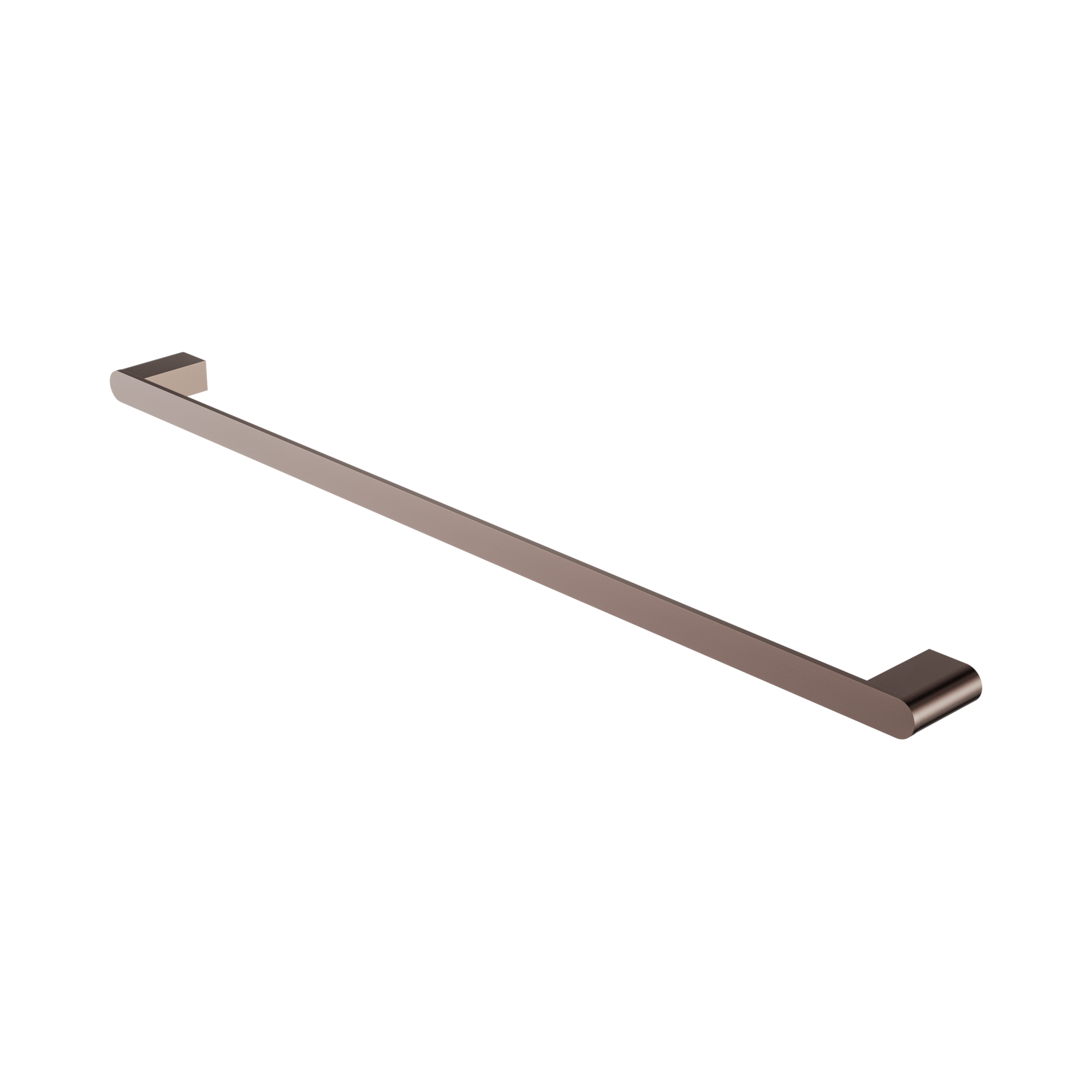 NR9030 BZ Bianca Single Towel Rail 800mm Brushed Bronze image 1