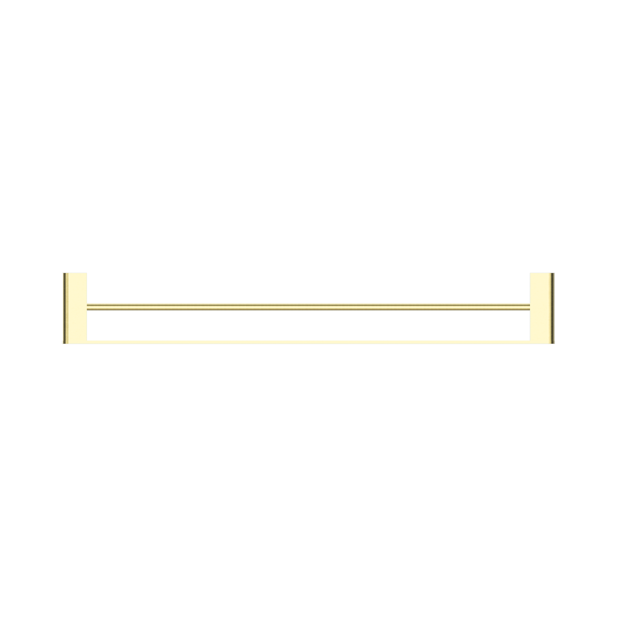 NR9030d BG Bianca Double Towel Rail 800mm Brushed Gold image 3