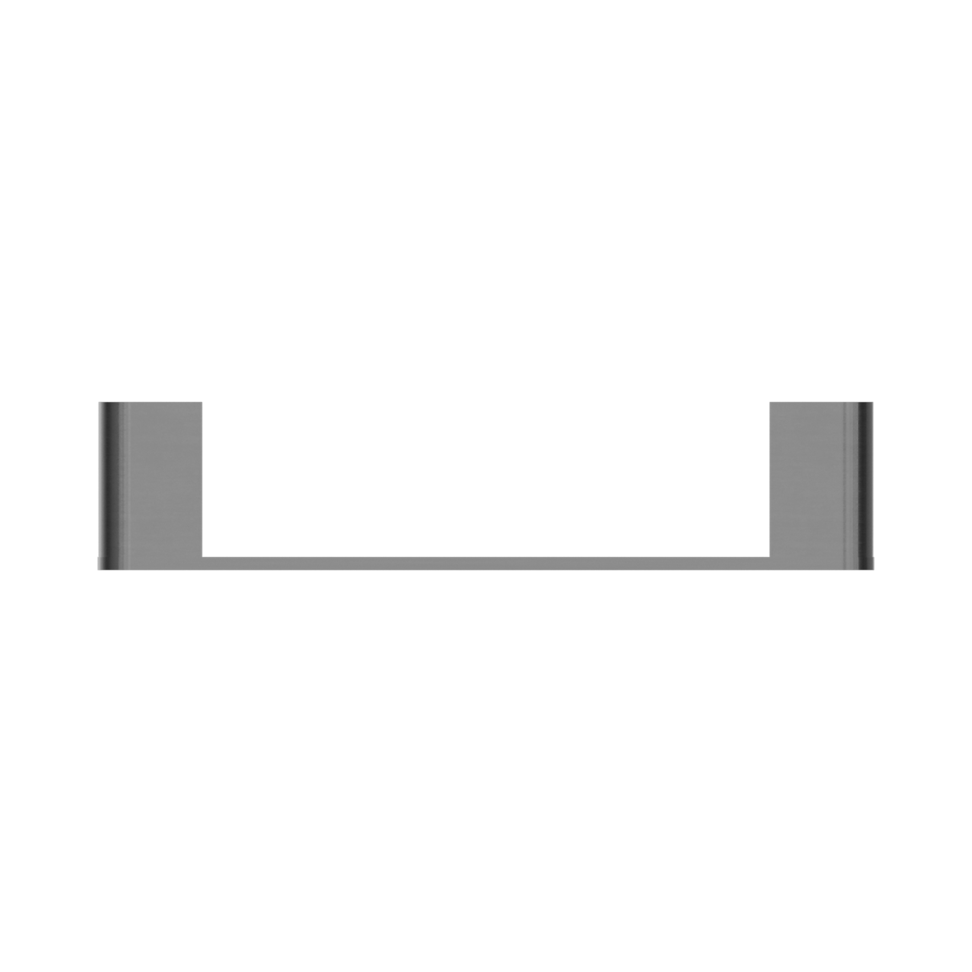 NR9080 GM Bianca Hand Towel Rail Gun Metal image 3