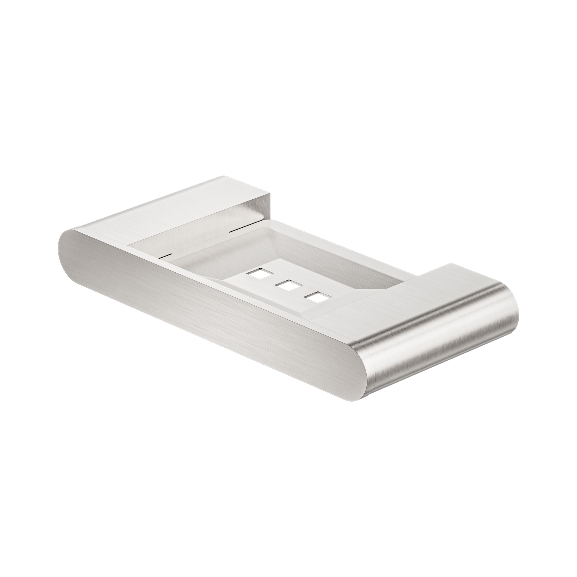 NR9081 BN Bianca Soap Dish Holder Brushed Nickel image 1