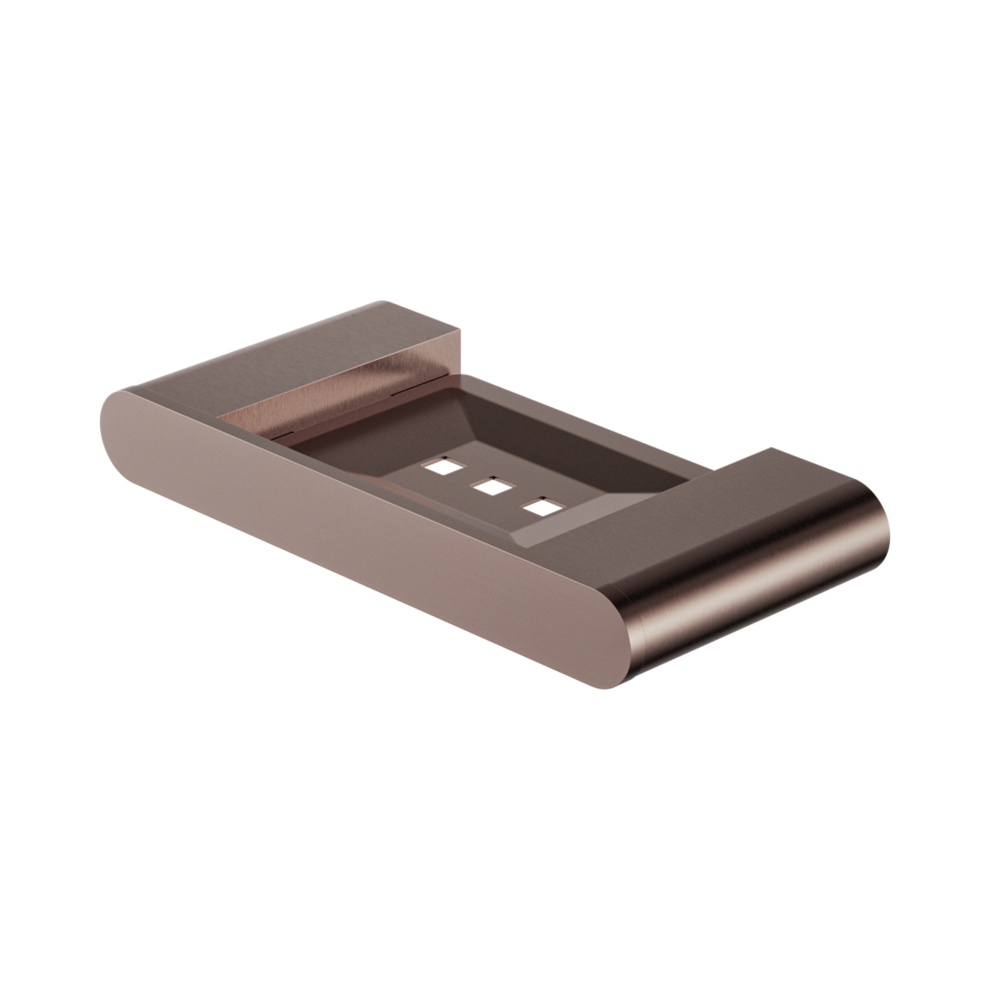 NR9081 BZ Bianca Soap Dish Holder Brushed Bronze image 1