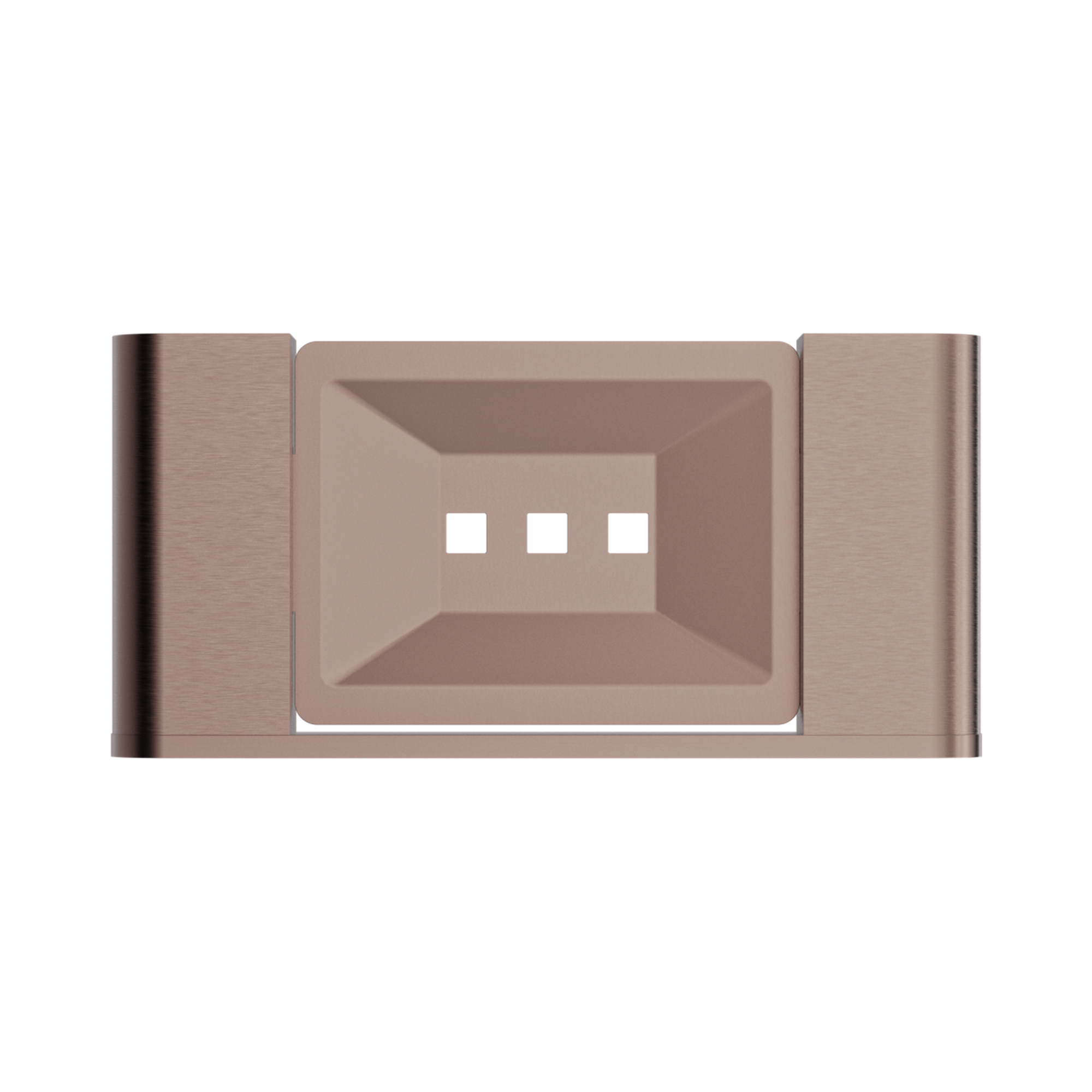 NR9081 BZ Bianca Soap Dish Holder Brushed Bronze image 2