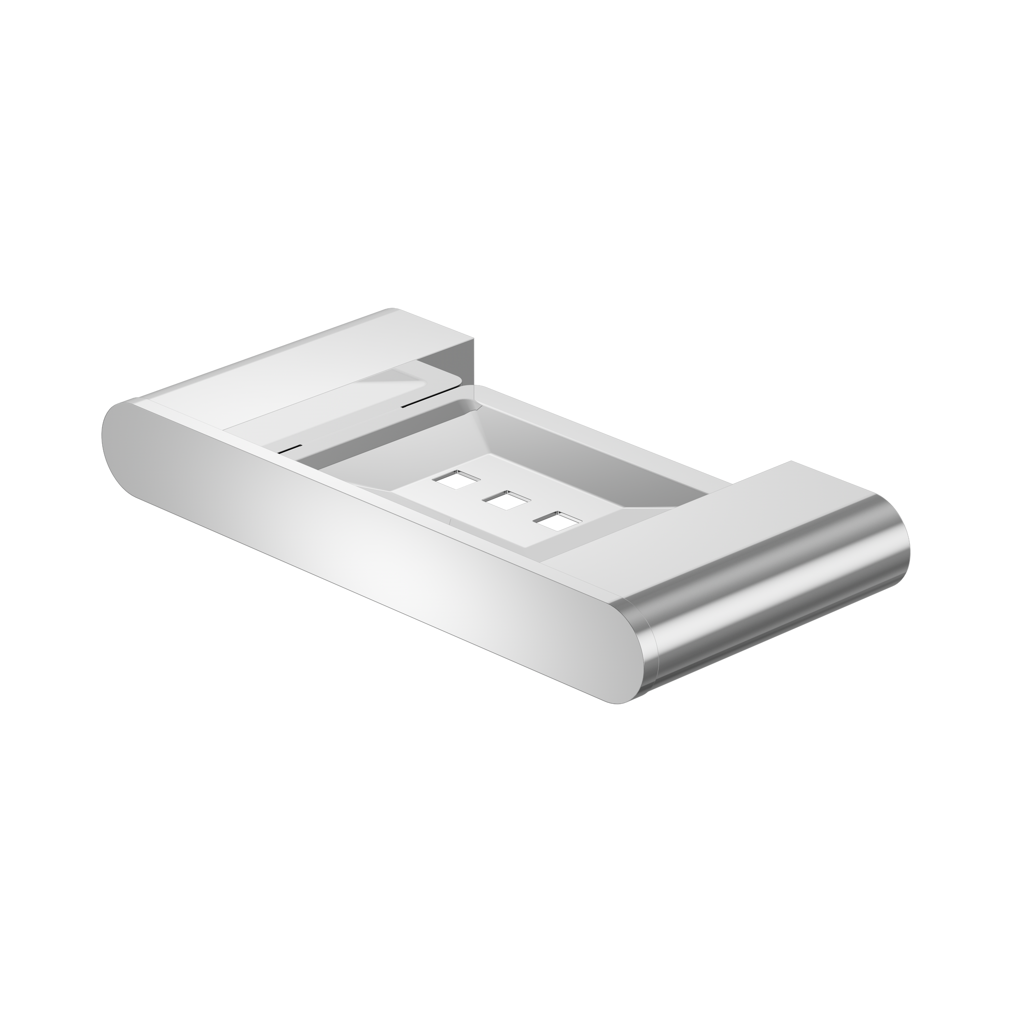 NR9081 CH Bianca Soap Dish Holder Chrome image 1