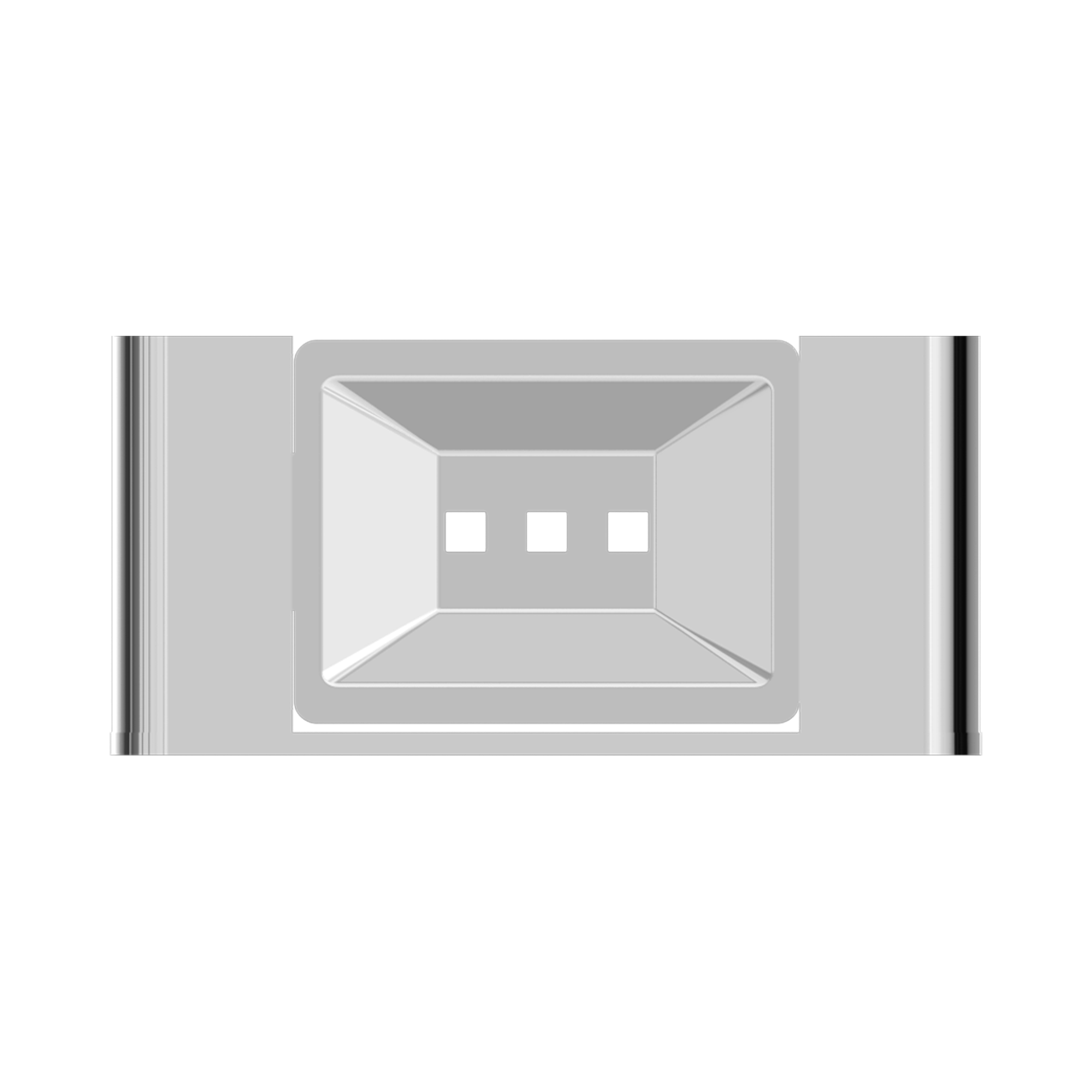 NR9081 CH Bianca Soap Dish Holder Chrome image 3