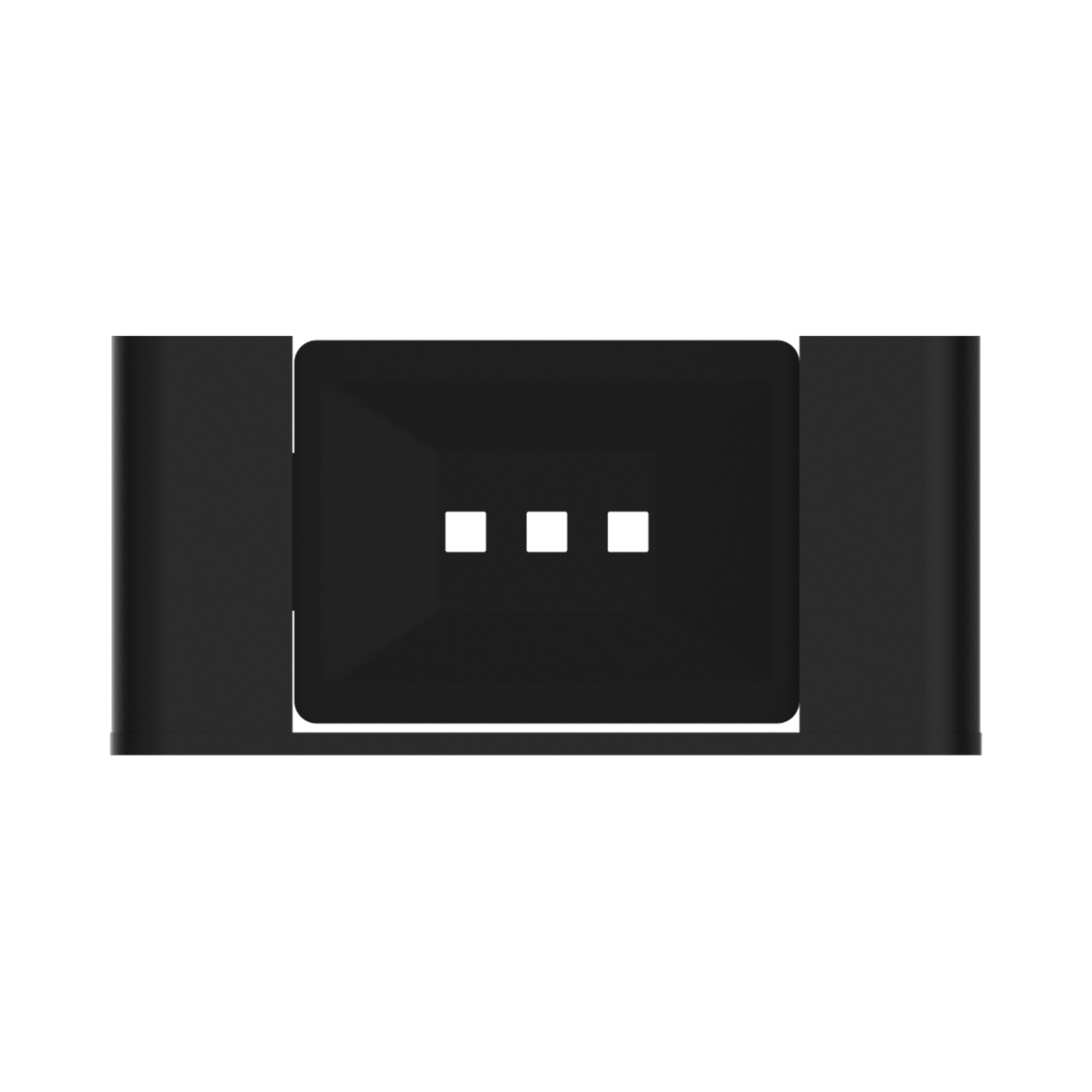 NR9081 MB Bianca Soap Dish Holder Matte Black image 3