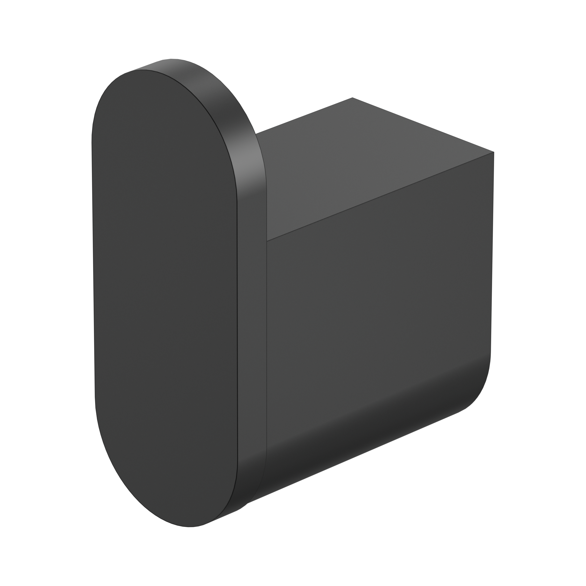 NR9082 MB Bianca Robe Hook Matte Black image 1