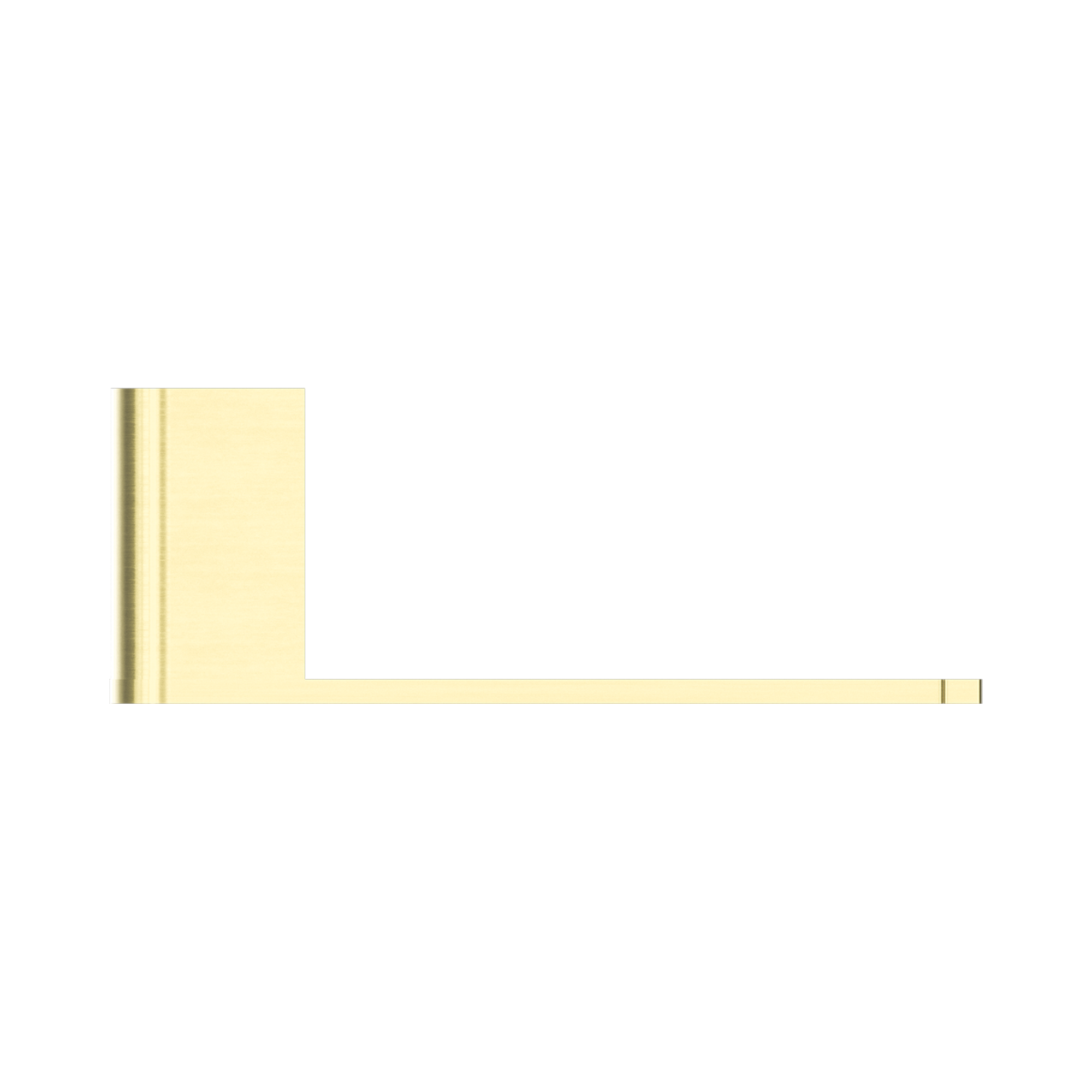 NR9086 BG Bianca Toilet Roll Holder Brushed Gold image 3