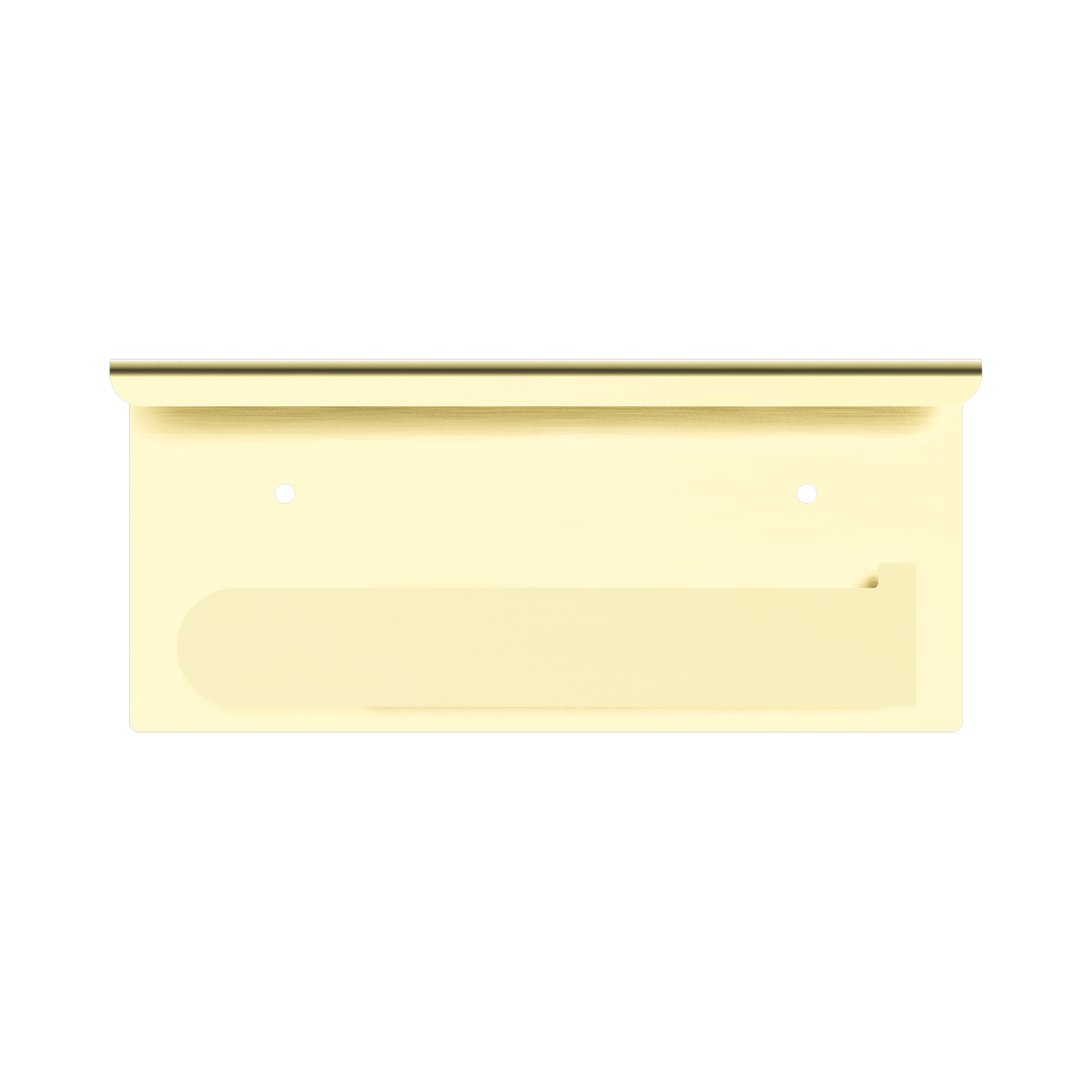 NR9086a BG Bianca Toilet Roll Holder With Phone Holder Brushed Gold image 3