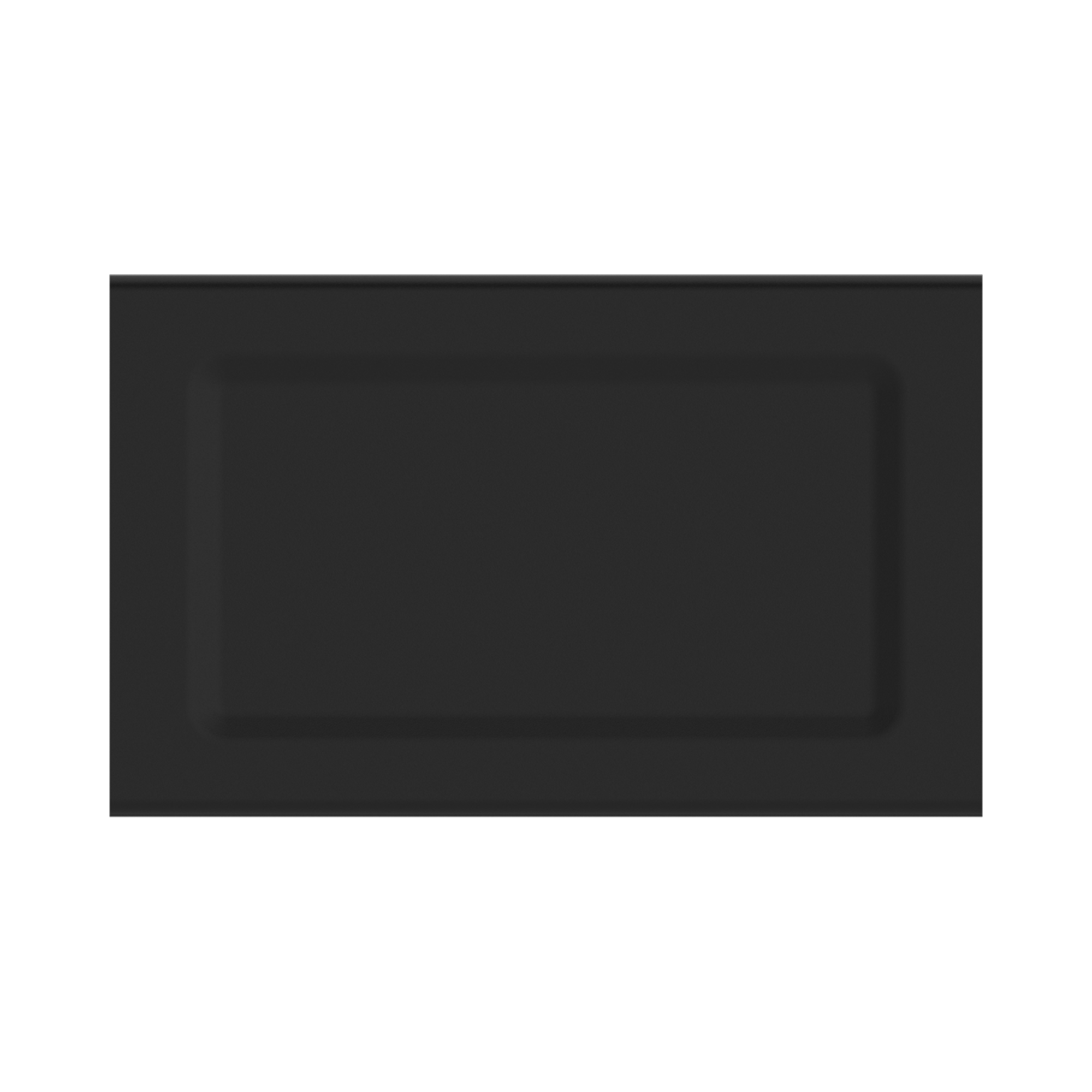 NR9086a MB Bianca Toilet Roll Holder With Phone Holder Matte Black image 2