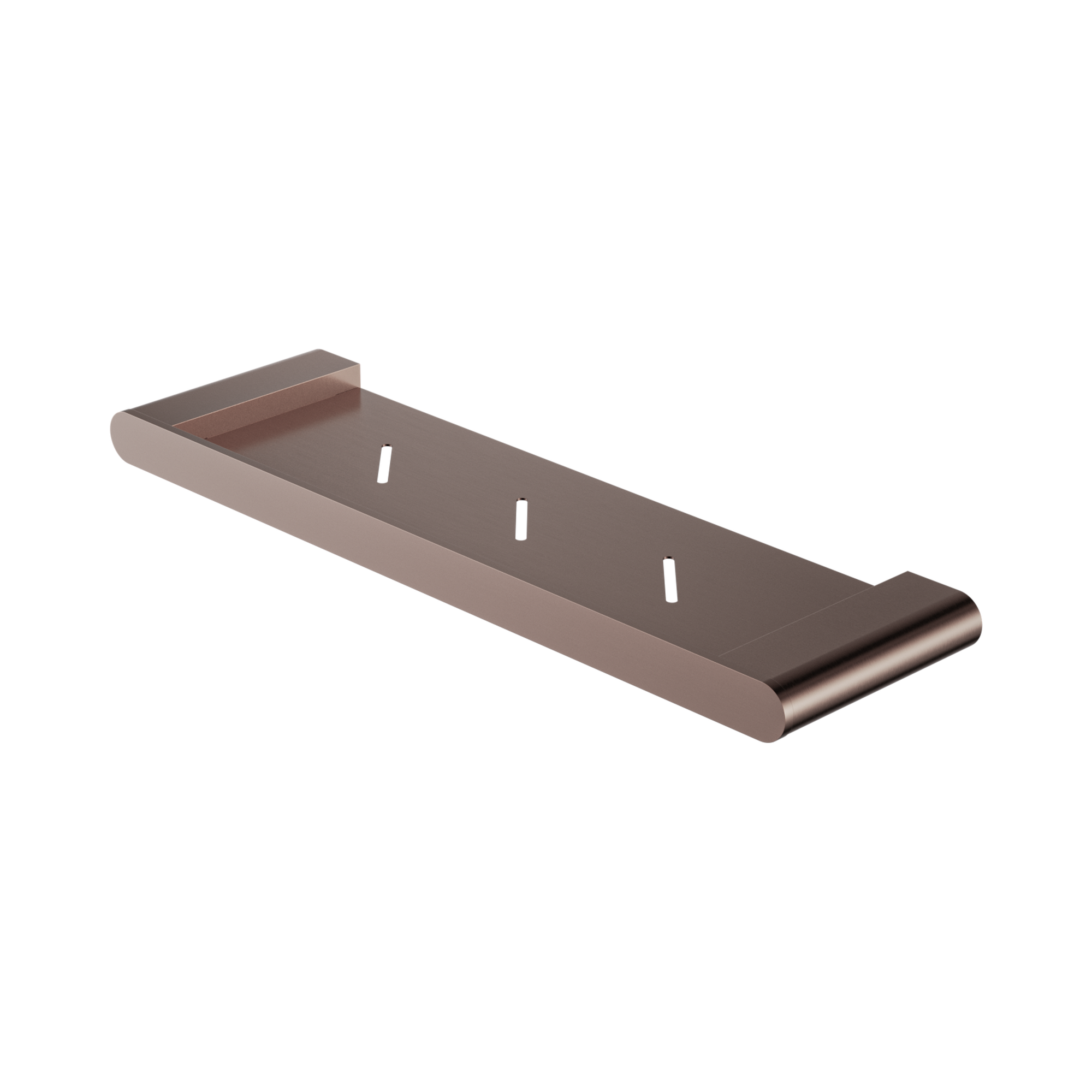 NR9087a BZ Bianca Metal Shower Shelf Brushed Bronze image 1