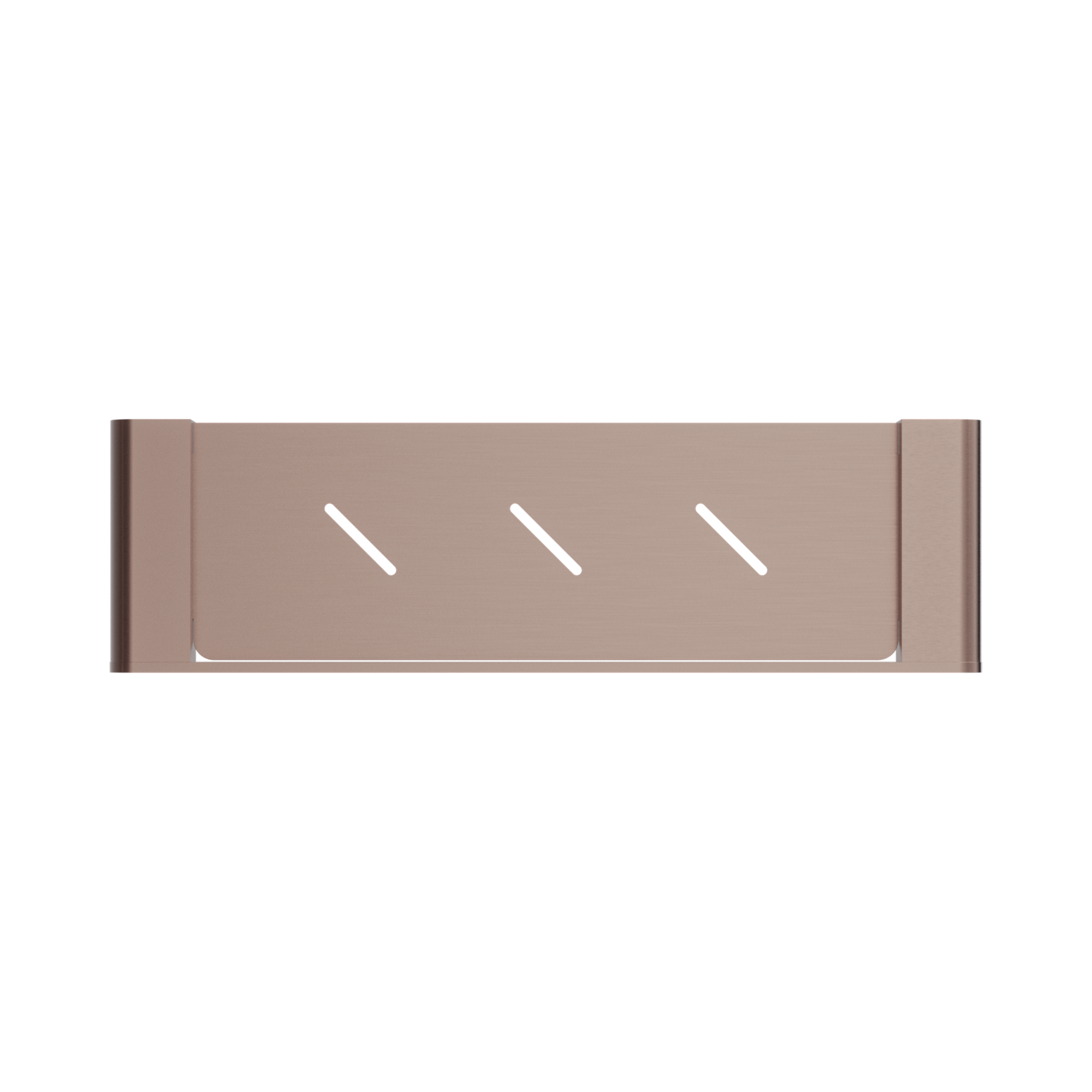 NR9087a BZ Bianca Metal Shower Shelf Brushed Bronze image 2