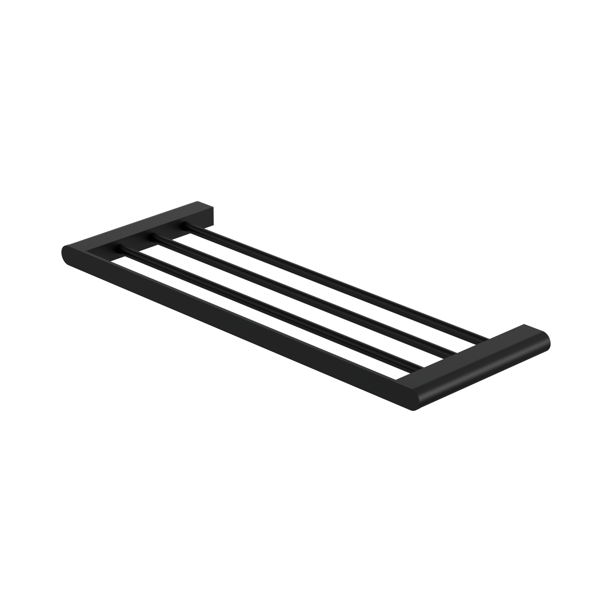 NR9089 MB Bianca Towel Rack Matte Black image 1