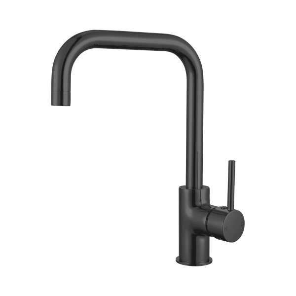 NRA250806 MB Dolce Kitchen Mixer Square Shape All Pressure Matte Black Thumb