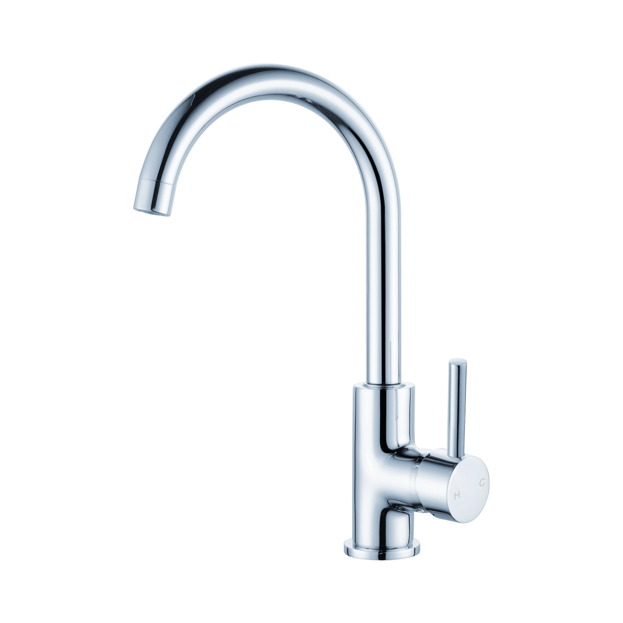 NRA250807 CH Dolce Kitchen Mixer Gooseneck All Pressure Chrome image 1