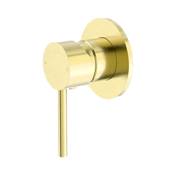NRA250811 BG Dolce Shower Mixer All Pressure Brushed Gold Thumb