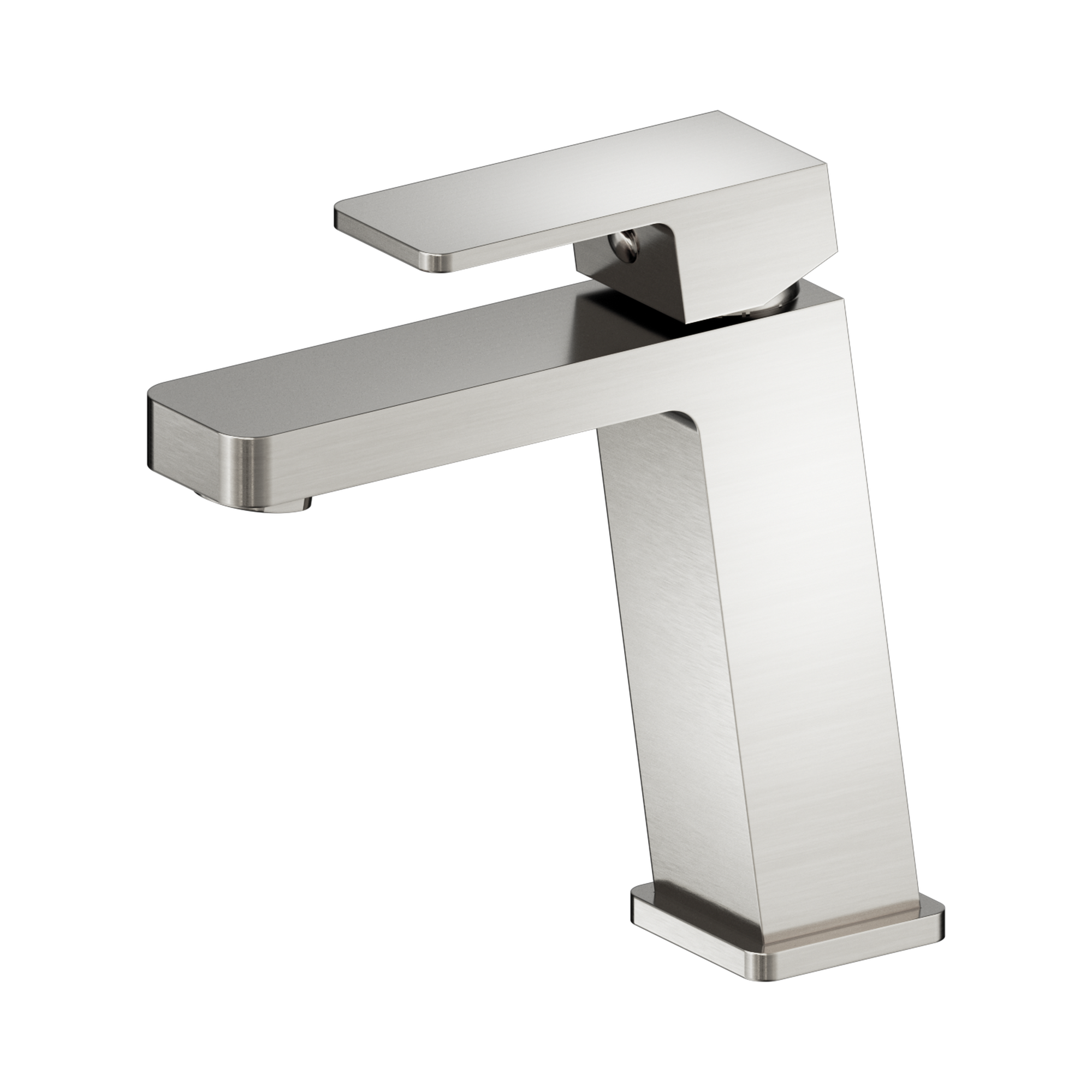 NRA301501 BN Celia Basin Mixer Angle Spout All Pressure Brushed Nickel image 1