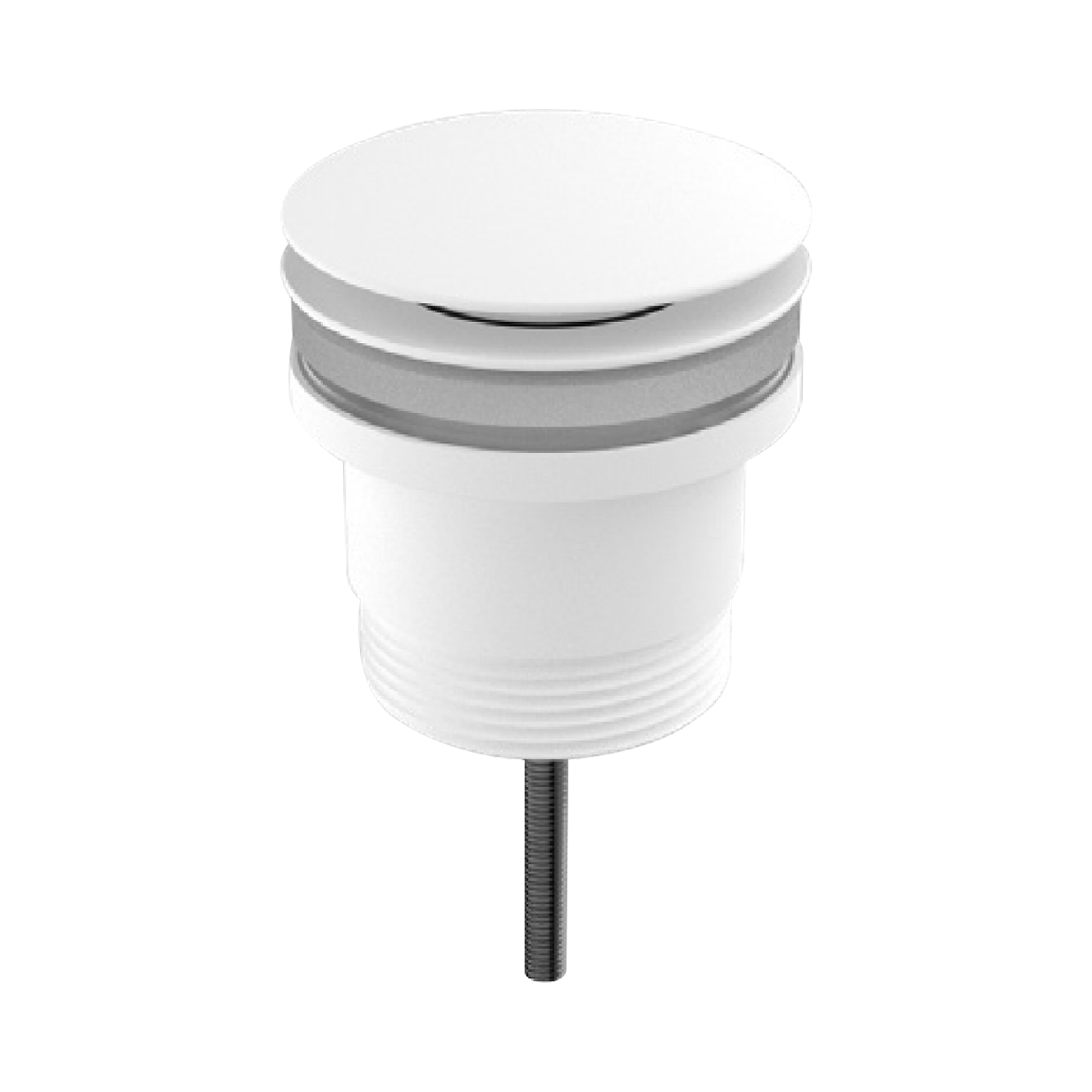 NRA706 MW Universal Pop Up Waste Matte White image 1