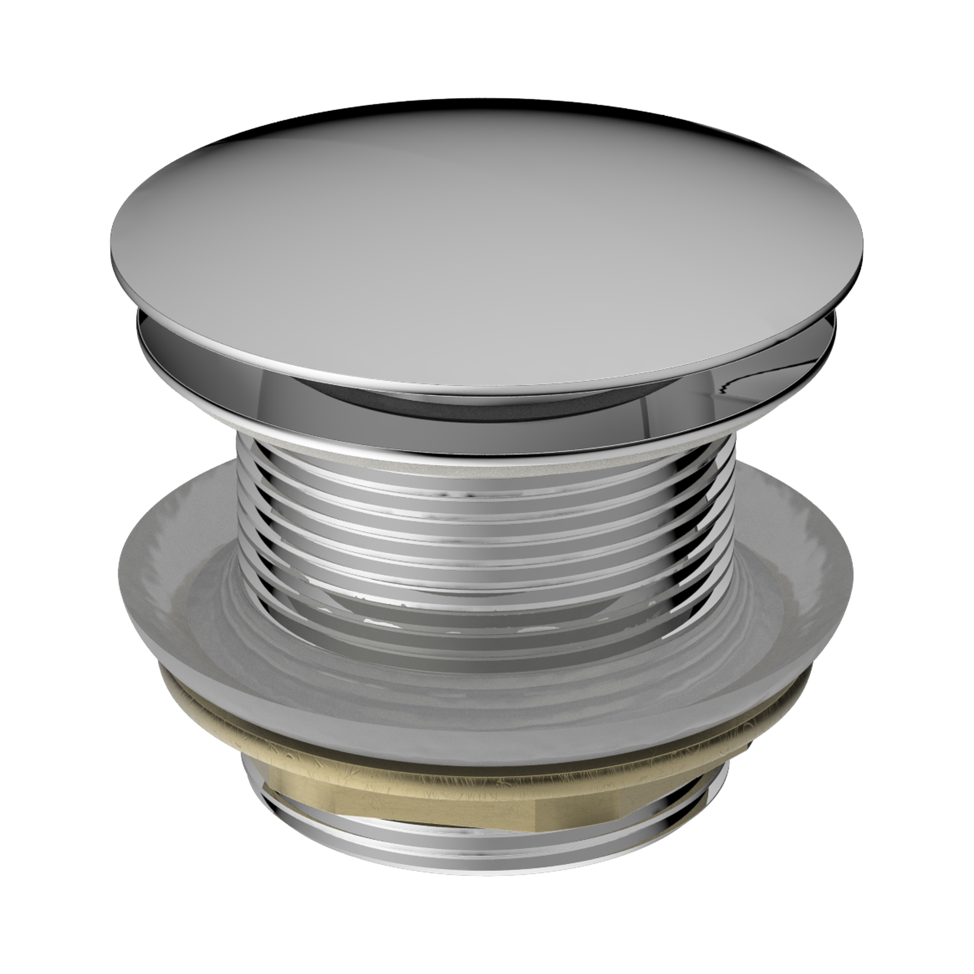 NRA707 CH 40mm Bath Pop Up Plug With Removable Waste No Overflow Chrome image 1