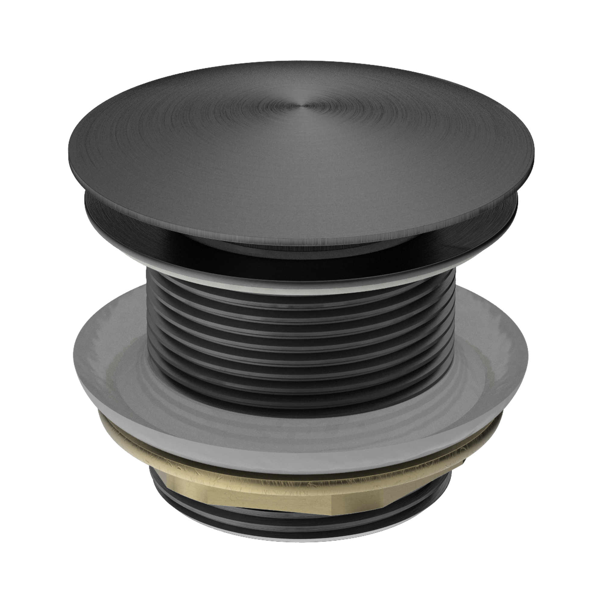 NRA707 GM 40mm Bath Pop Up Plug With Removable Waste No Overflow Gun Metal image 1