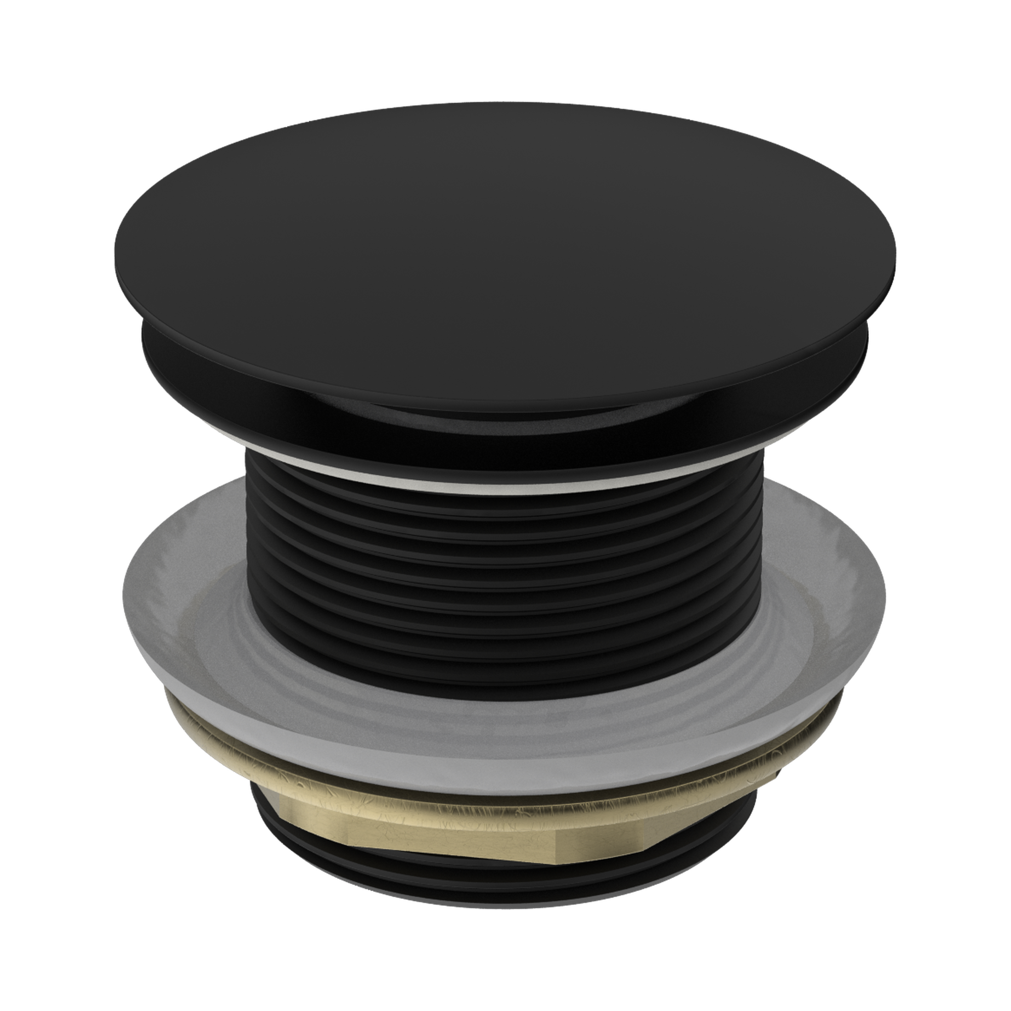 NRA707 MB 40mm Bath Pop Up Plug With Removable Waste No Overflow Matte Black image 1