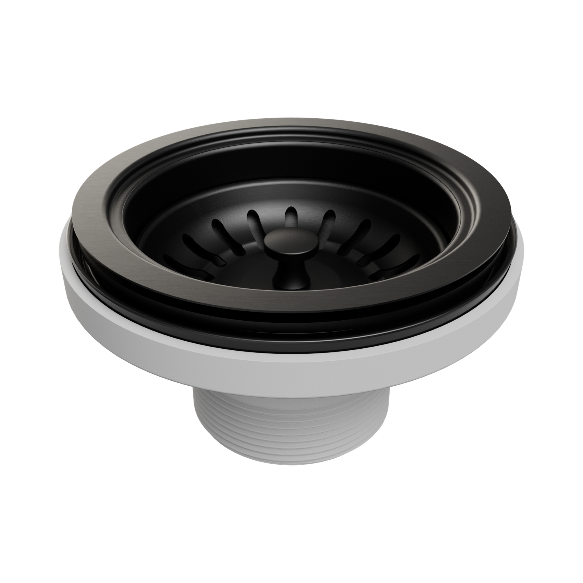 NRA708 PB Kitchen Sink Basket Waste PVD Black image 1