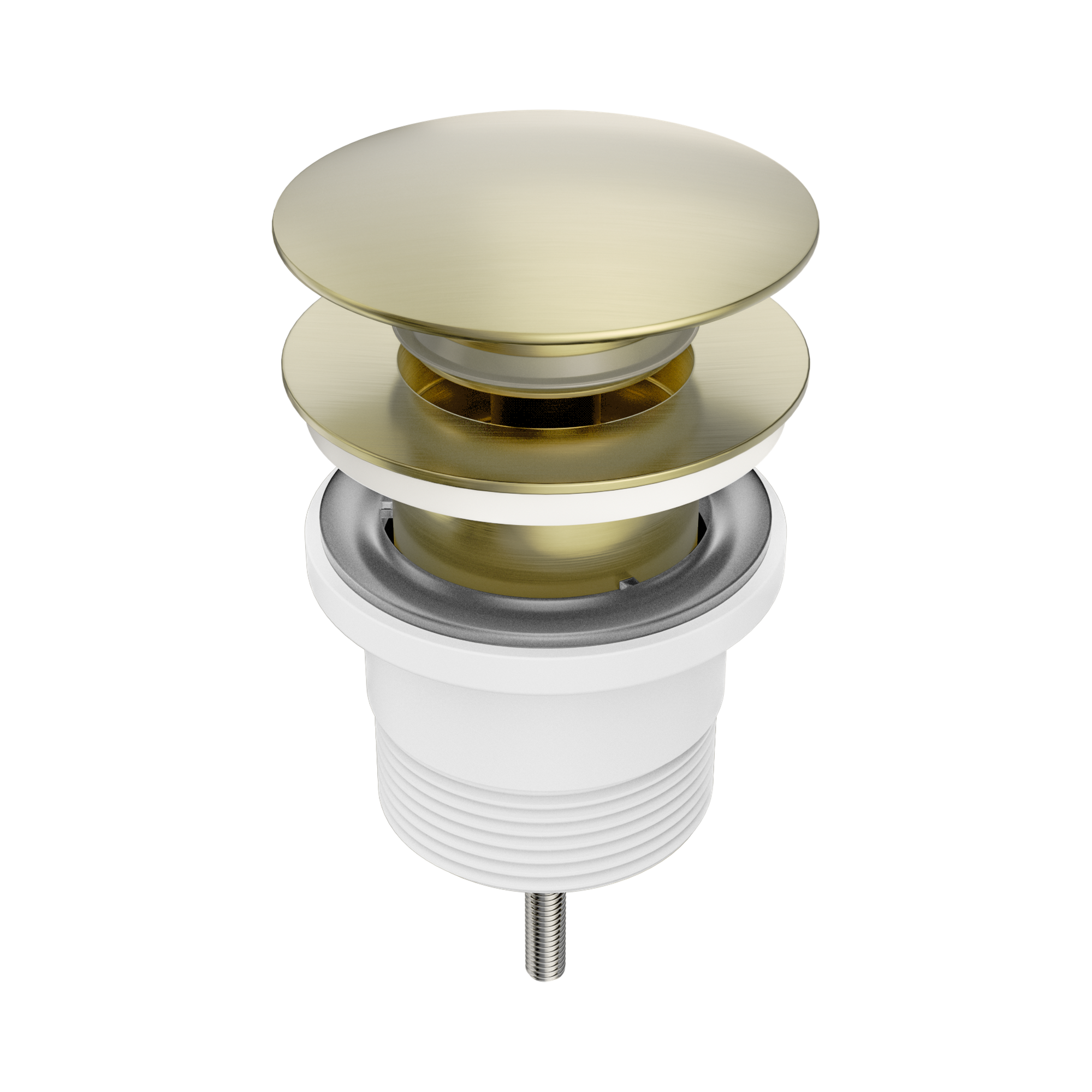 NRA711 BG Project Pop Up Waste Brushed Gold image 1