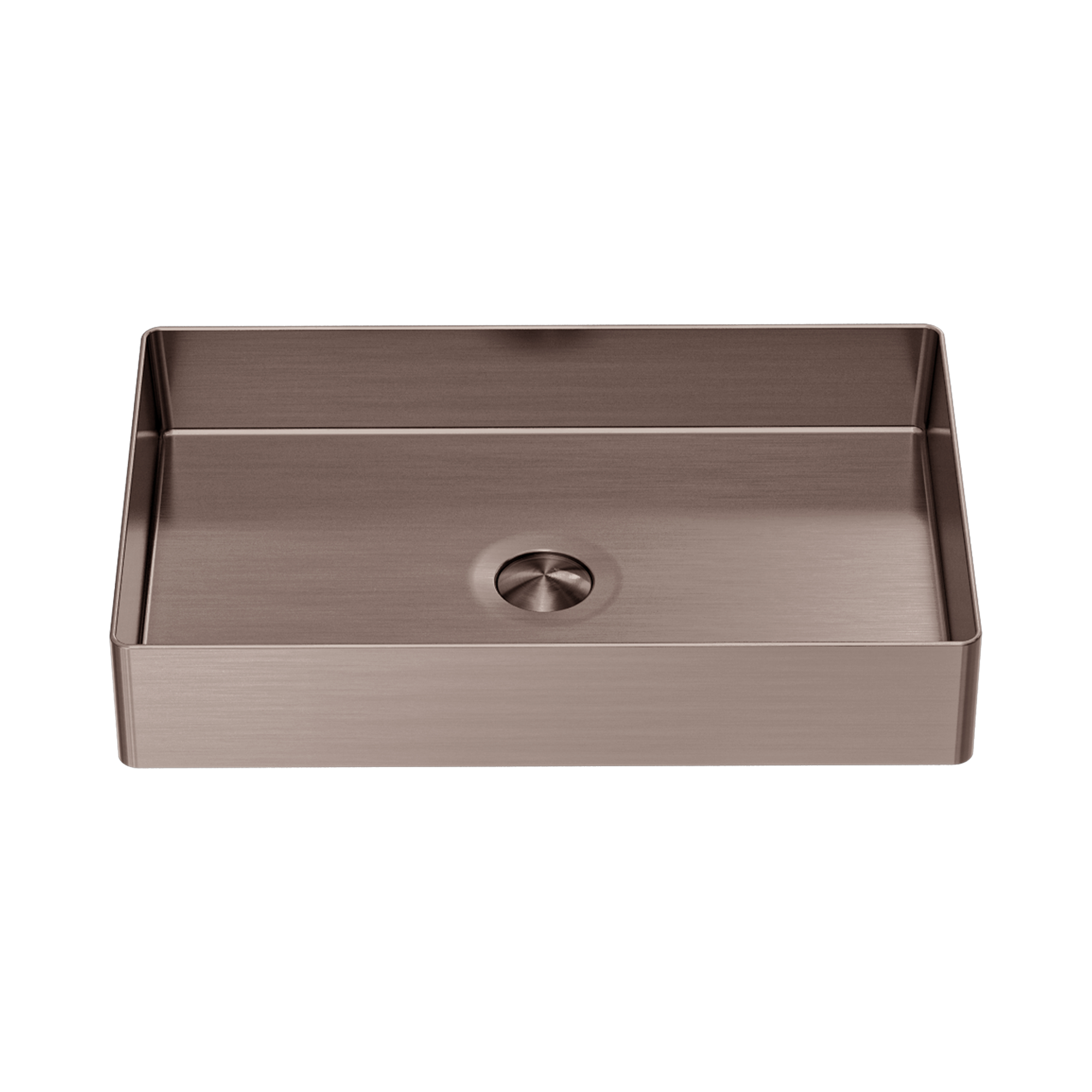 NRB3555 BZ Opal Rectangle Stainless Steel Basin Brushed Bronze image 1