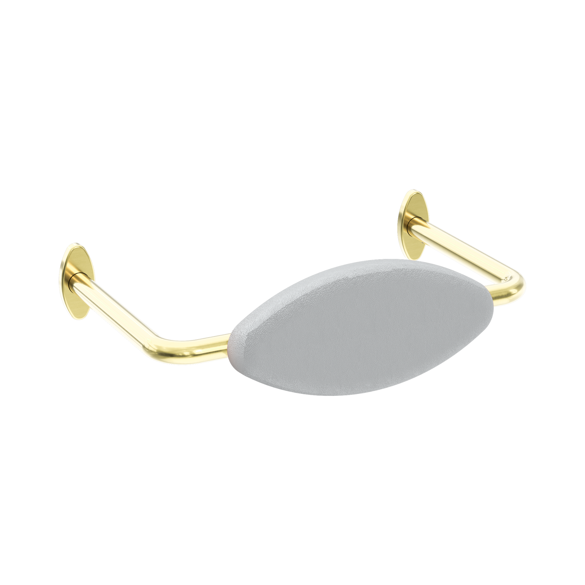 NRCR0001 BG Mecca Care DDA Toilet Backrest Brushed Gold image 1